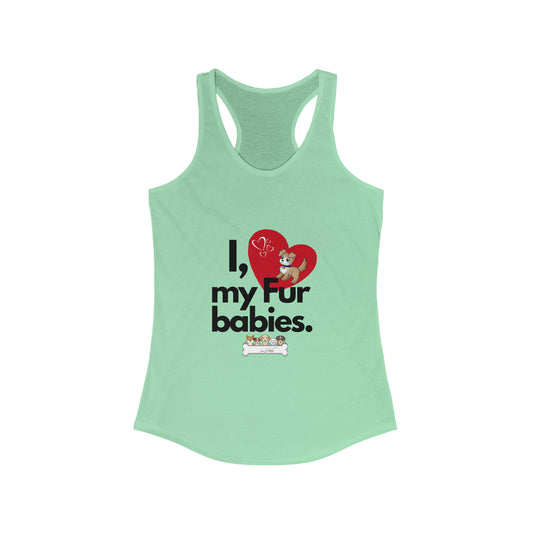 Women's (I Love My Fur Babies) Racerback Tank