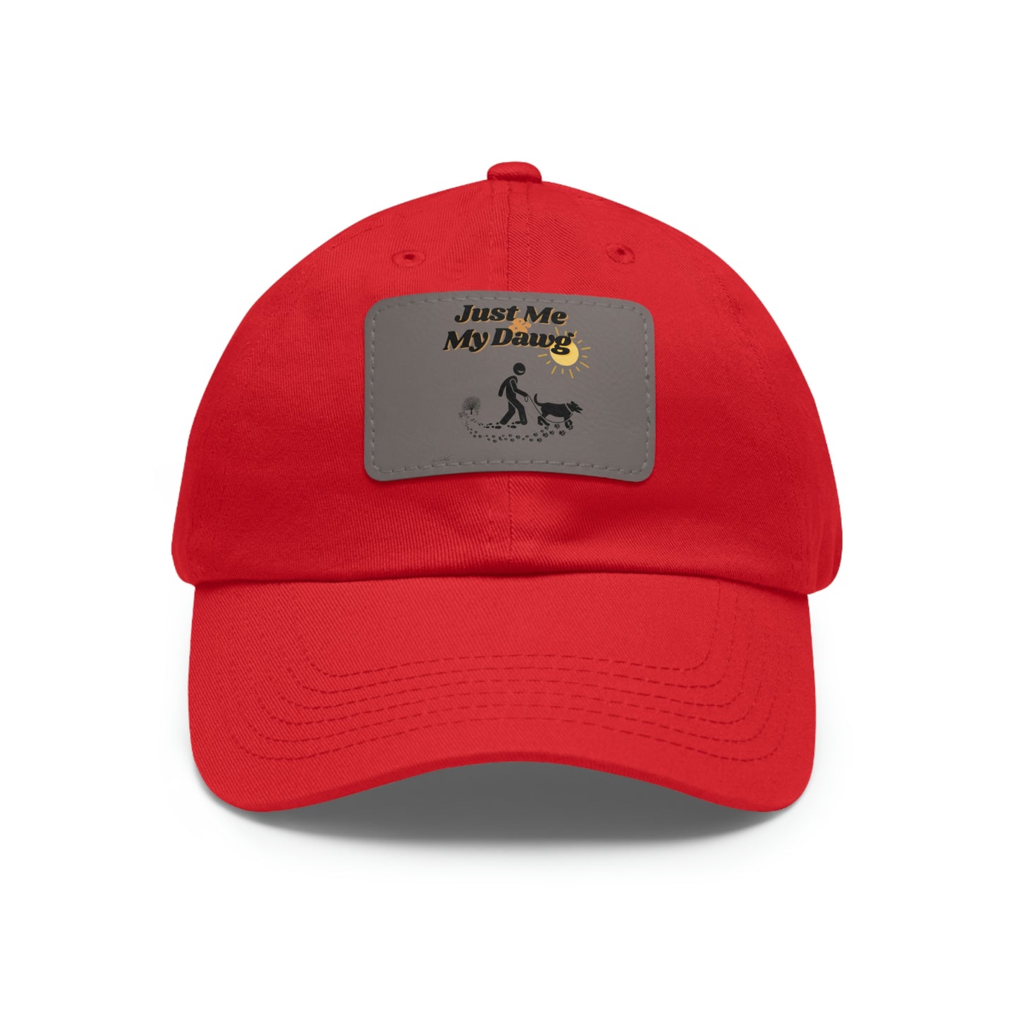 Leather Patch Hat (Just me and my Dawg)