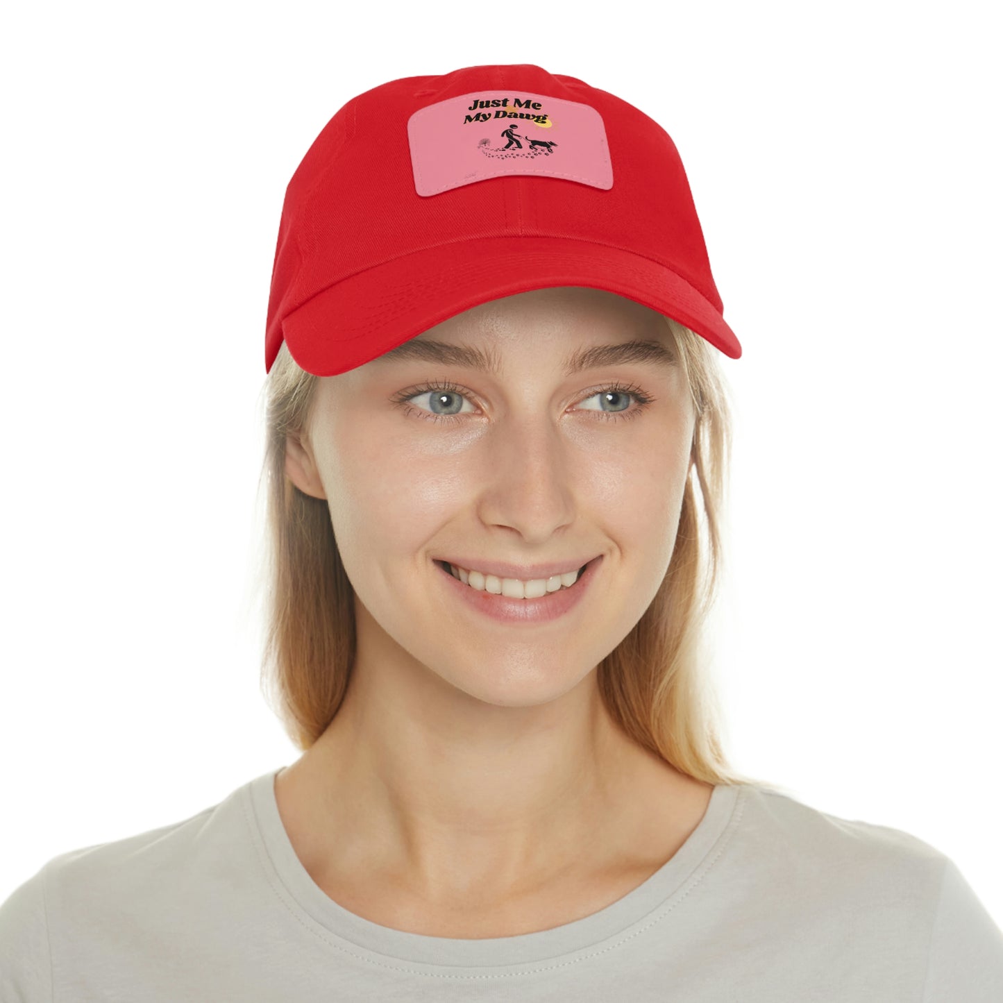 Leather Patch Hat (Just me and my Dawg)