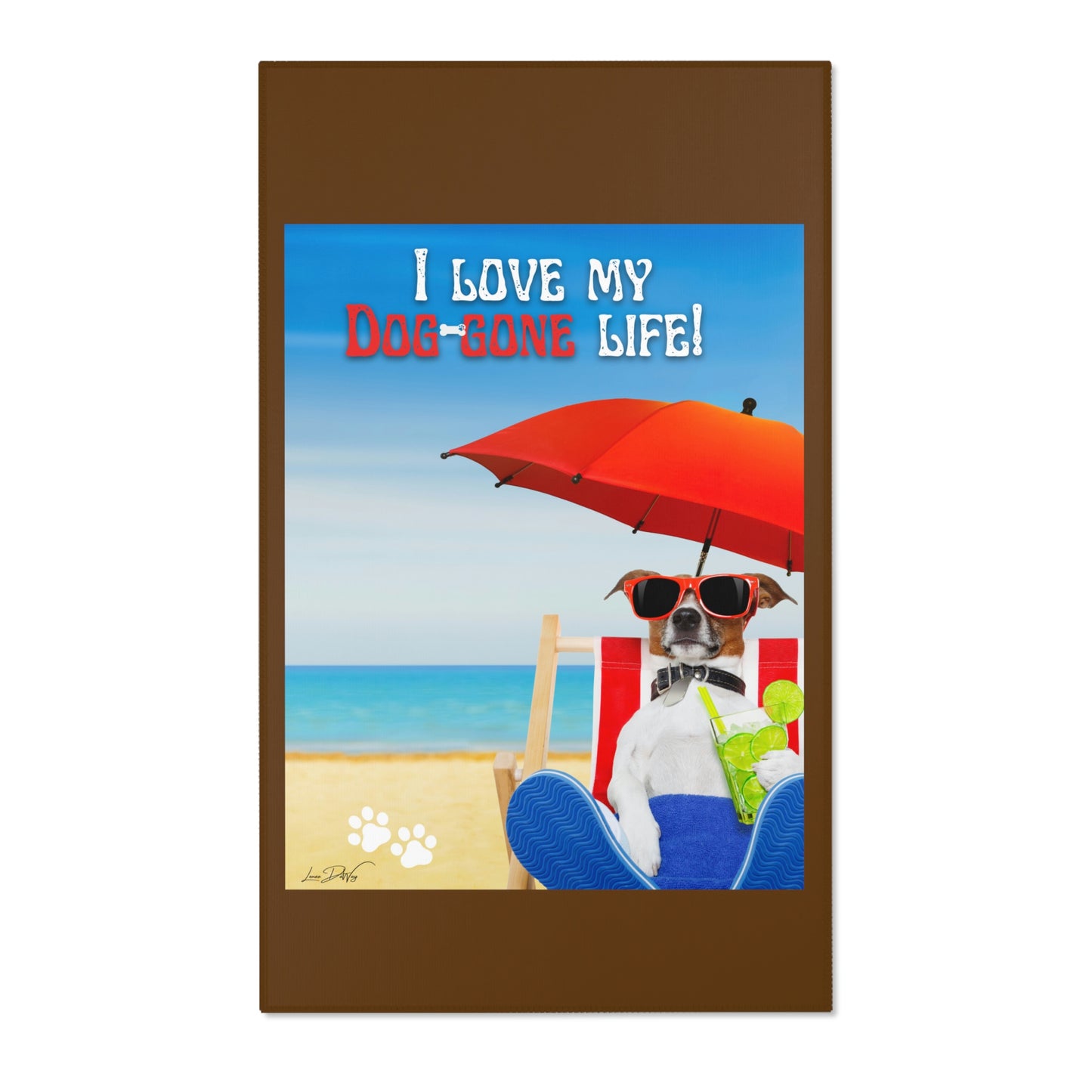Area Rug (I Love my Dog-Gone Life)