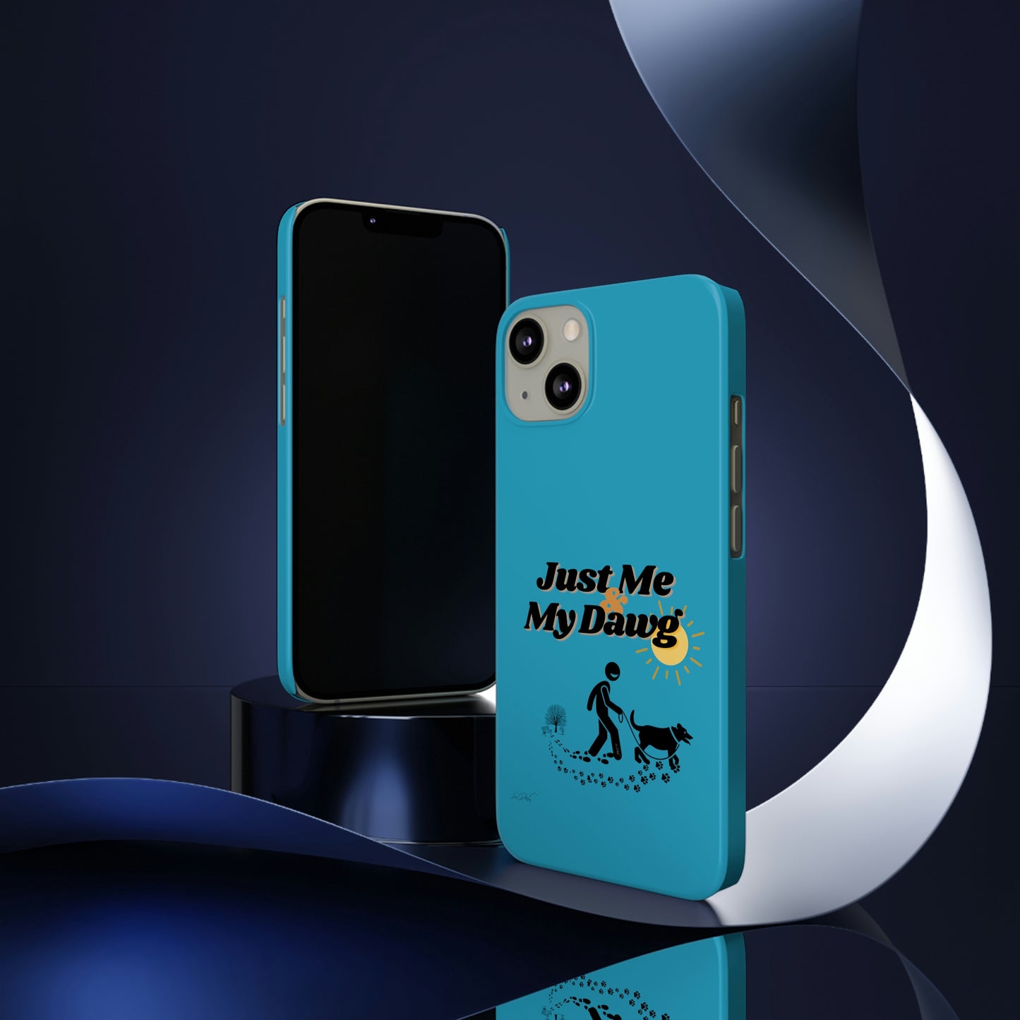 Slim (Just Me & My Dog) Phone Case
