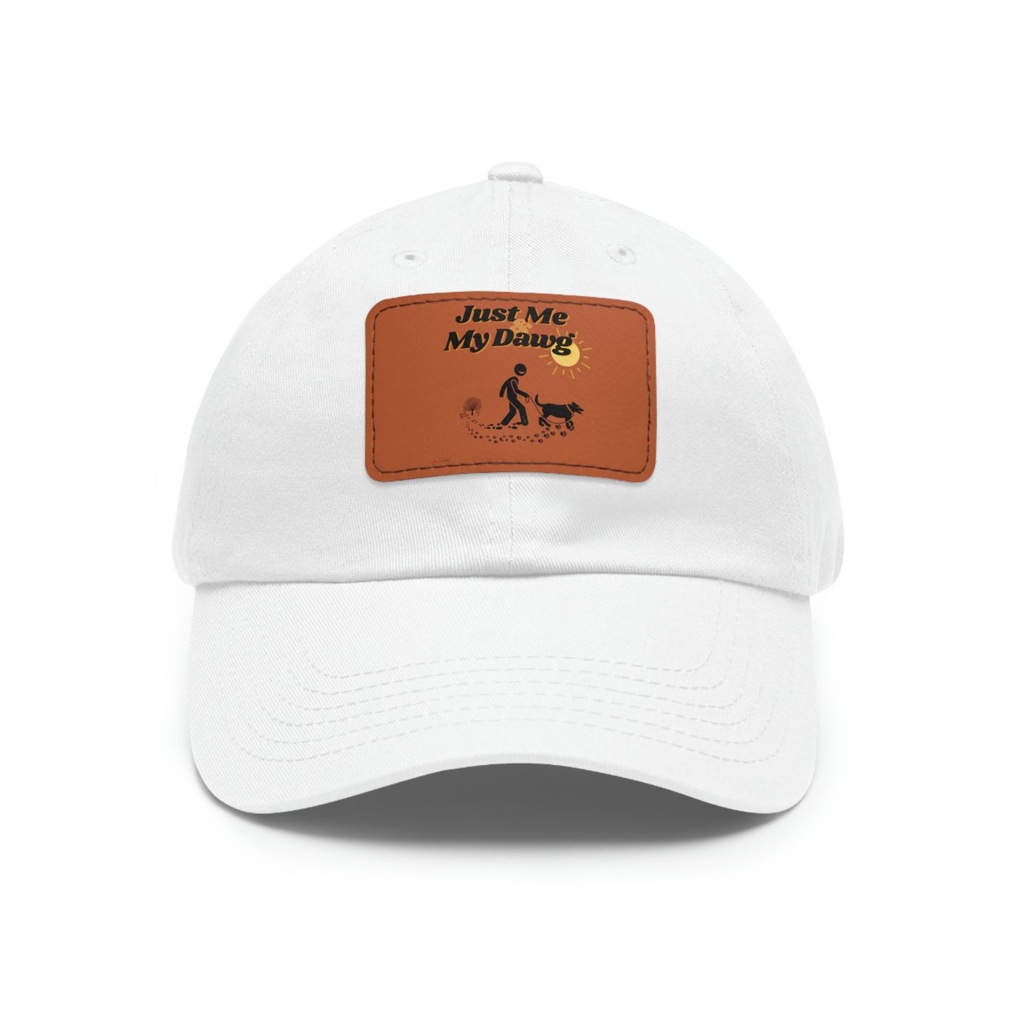 Leather Patch Hat (Just me and my Dawg)