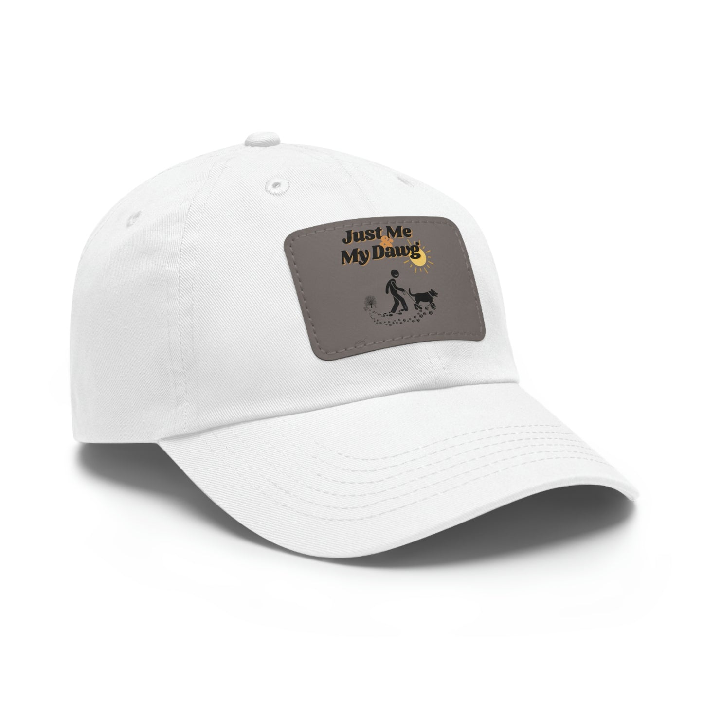 Leather Patch Hat (Just me and my Dawg)