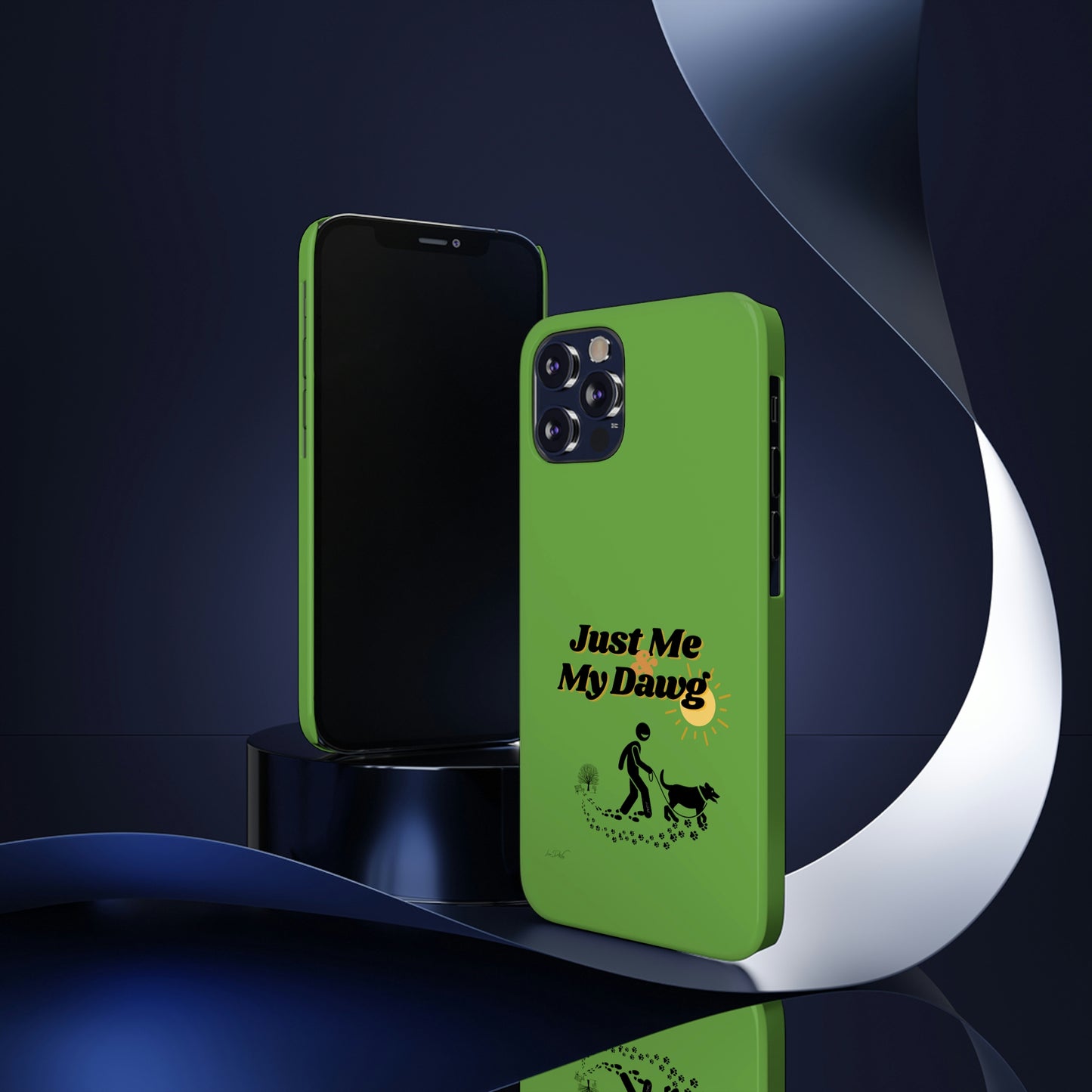 Slim (Just Me & My Dog) Phone Case