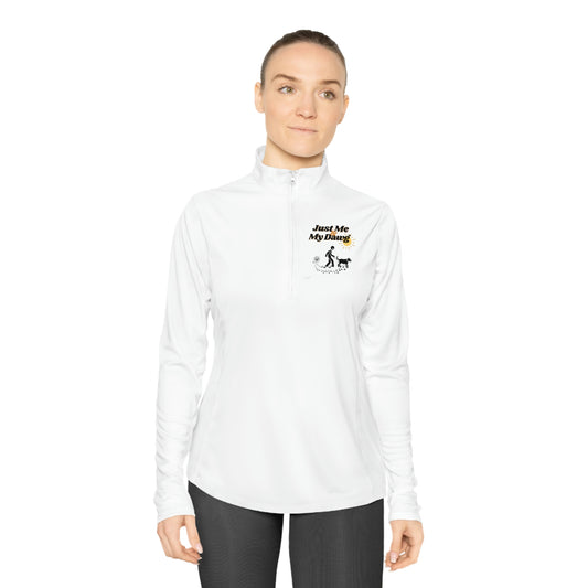 Women's (Just Me & My Dawg) Quarter-Zip Pullover