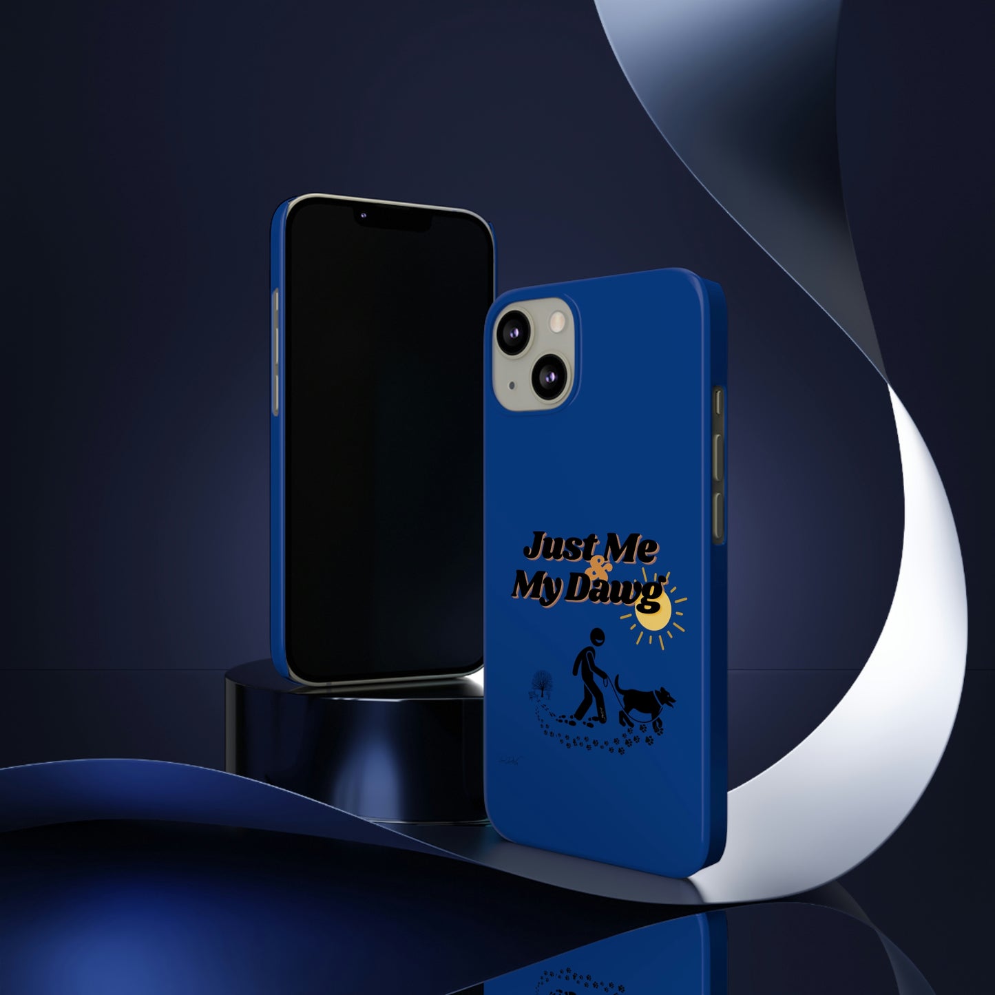 Slim (Just Me & My Dog) Phone Case