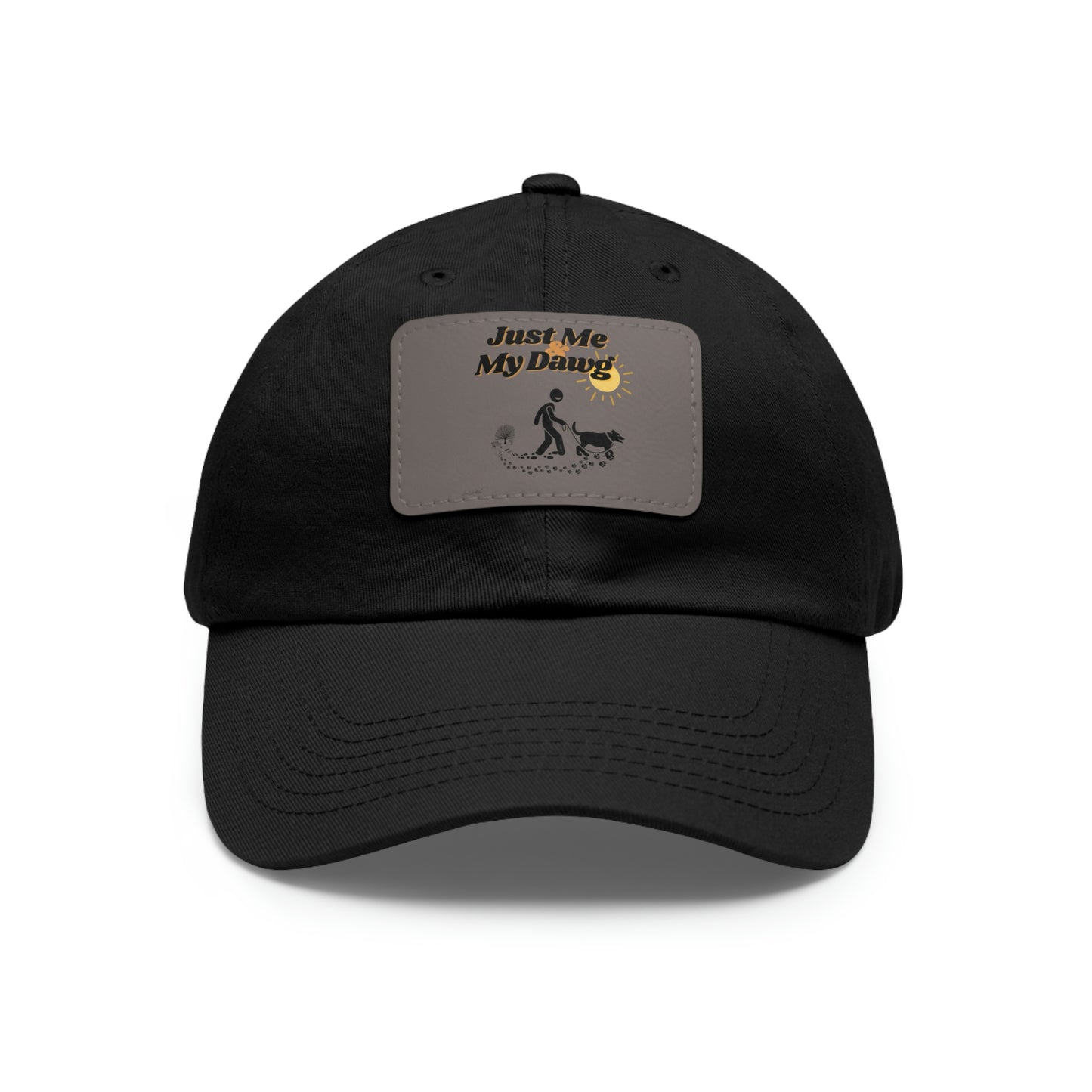 Leather Patch Hat (Just me and my Dawg)