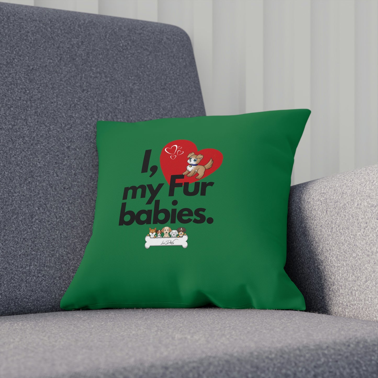 Comfy Pillow (I Love My Fur Babies)