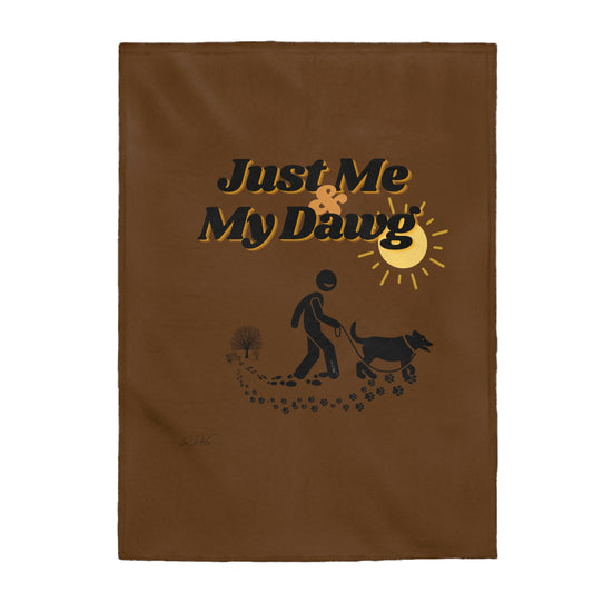Velveteen (Just Me & My Dawg) Plush Blanket
