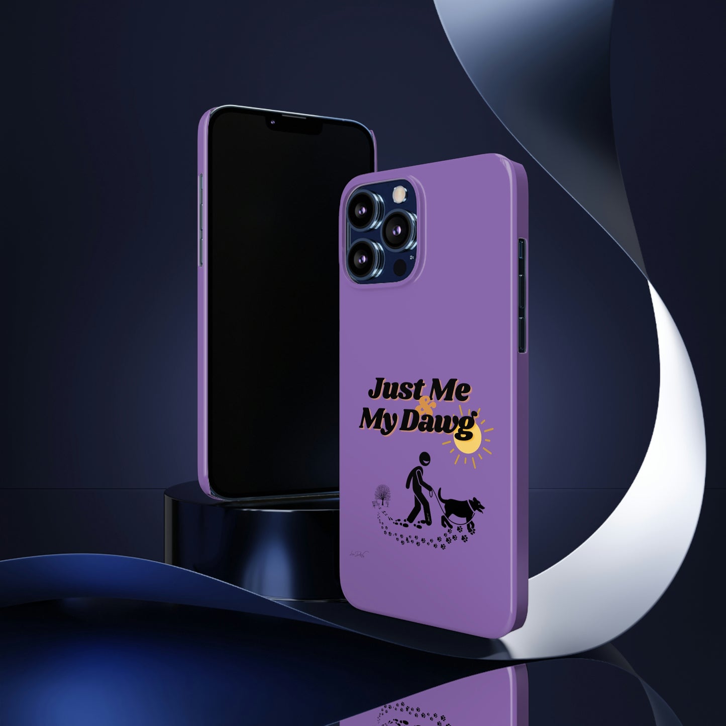 Slim (Just Me & My Dog) Phone Case
