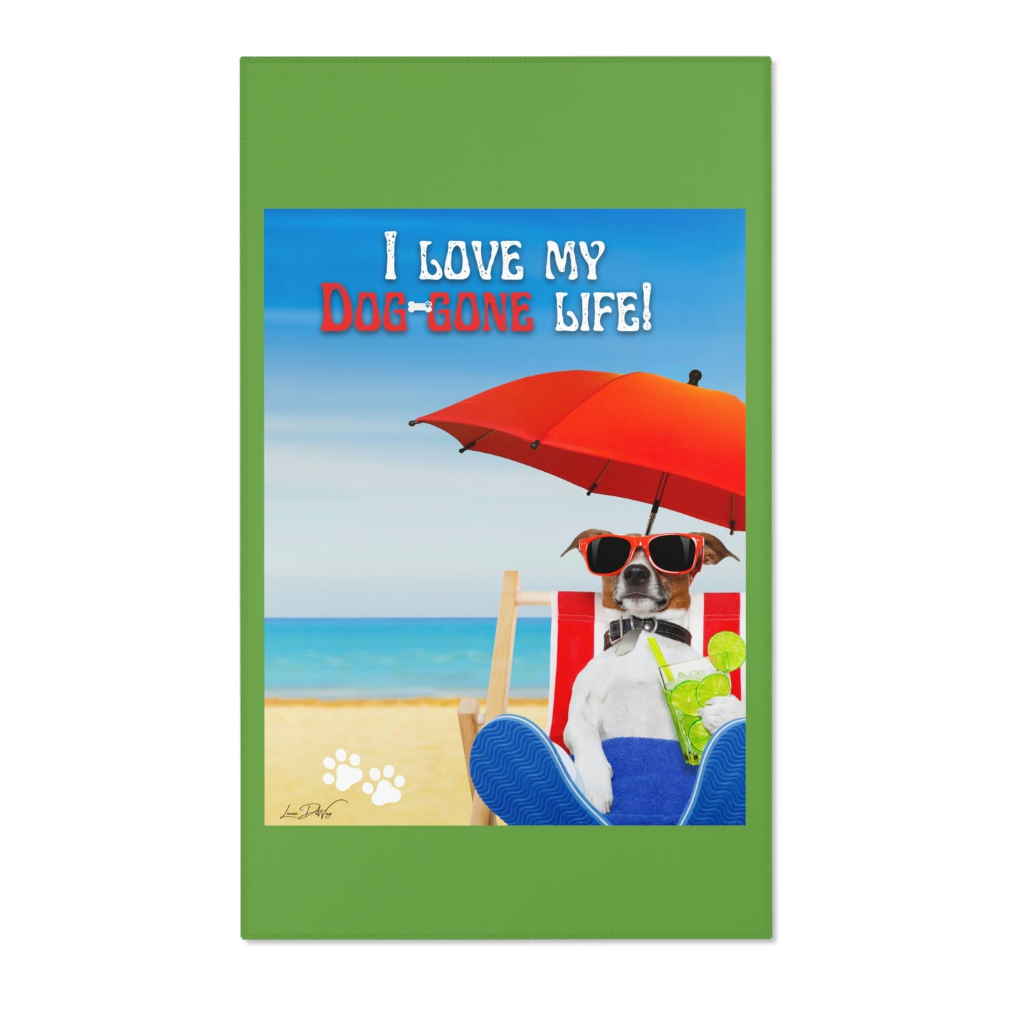 Area Rug (I Love my Dog-Gone Life)