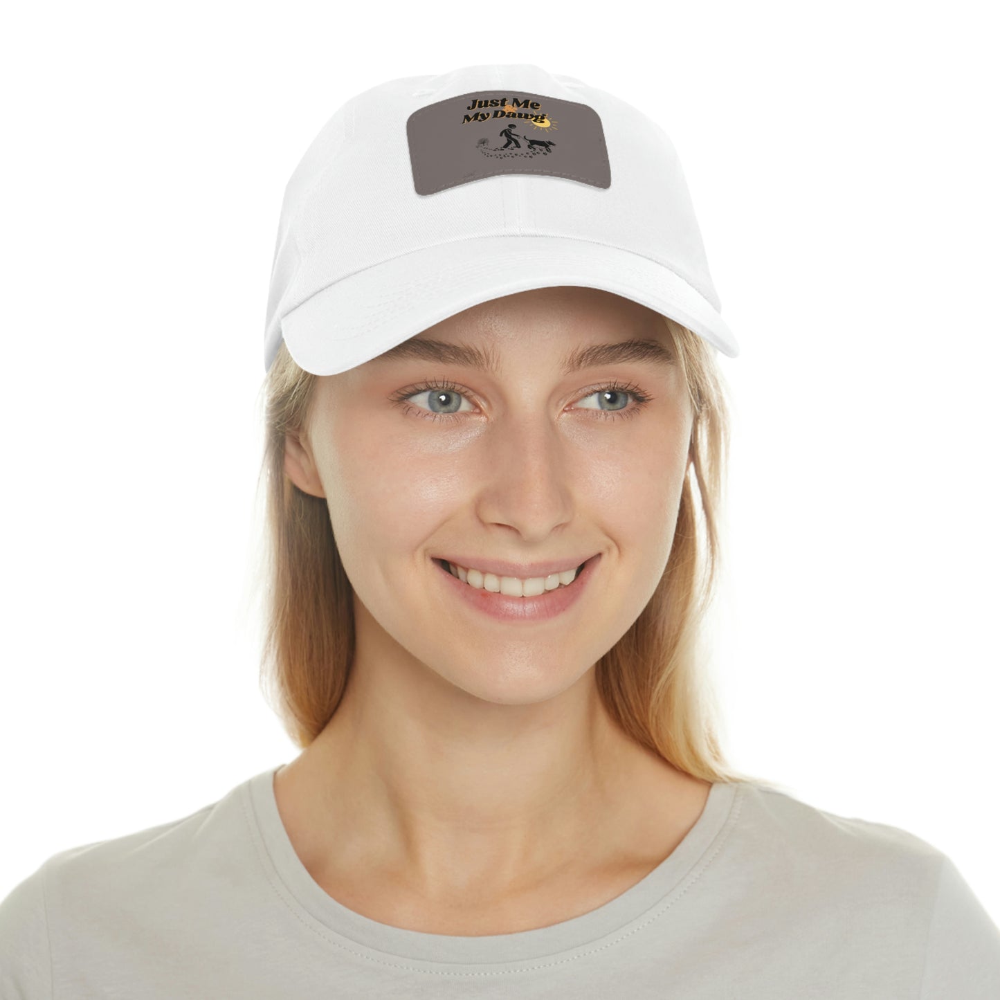 Leather Patch Hat (Just me and my Dawg)