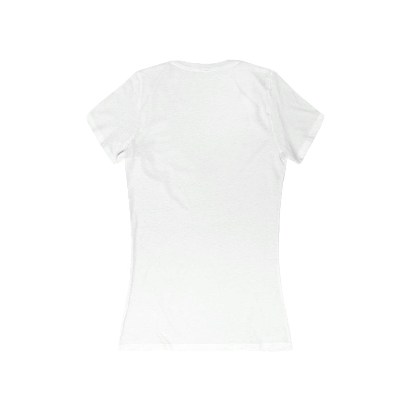 Women's (I Love My Fur Babies) Short Sleeve Deep V-Neck Tee