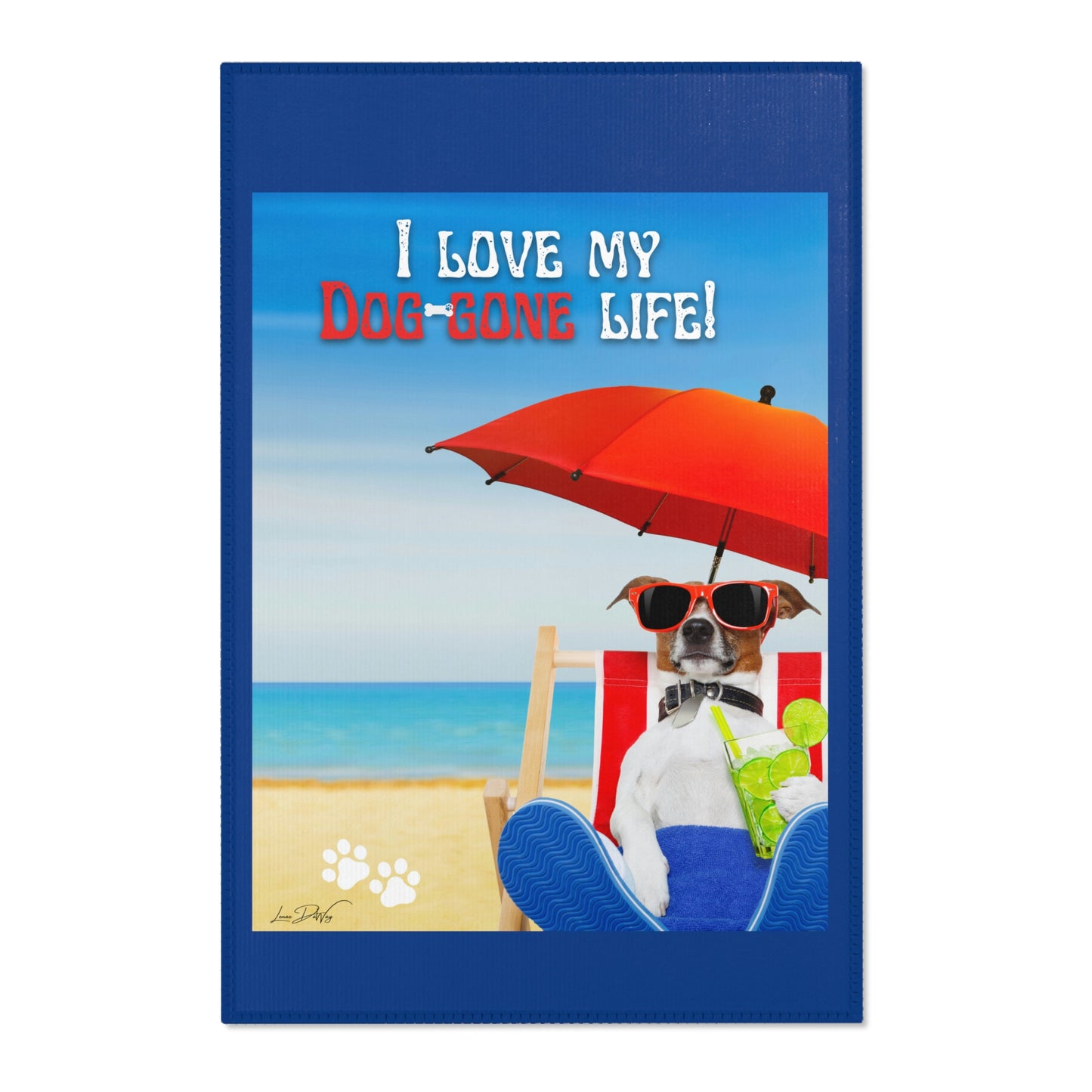 Area Rug (I Love my Dog-Gone Life)