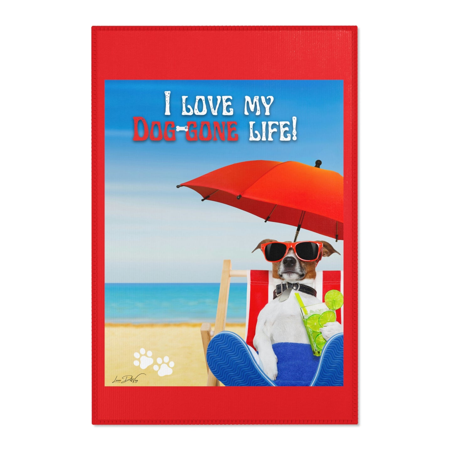 Area Rug (I Love my Dog-Gone Life)