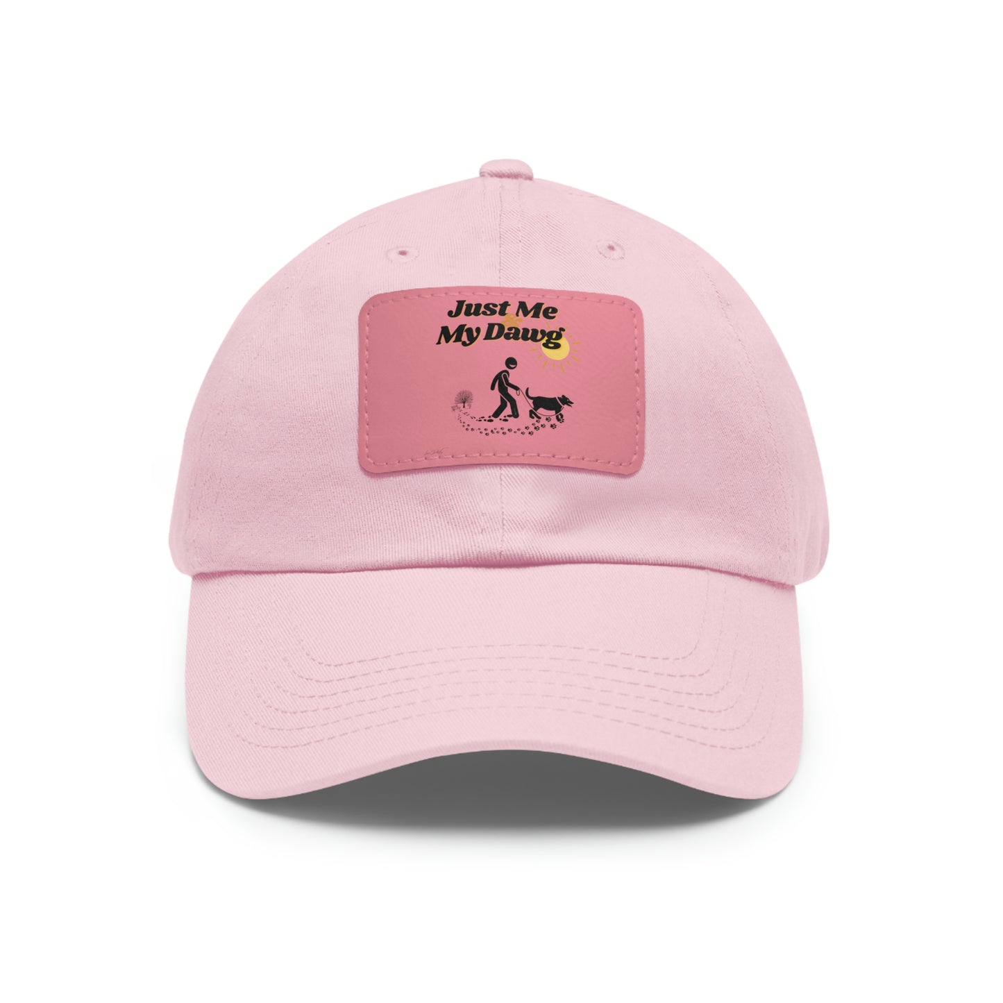 Leather Patch Hat (Just me and my Dawg)