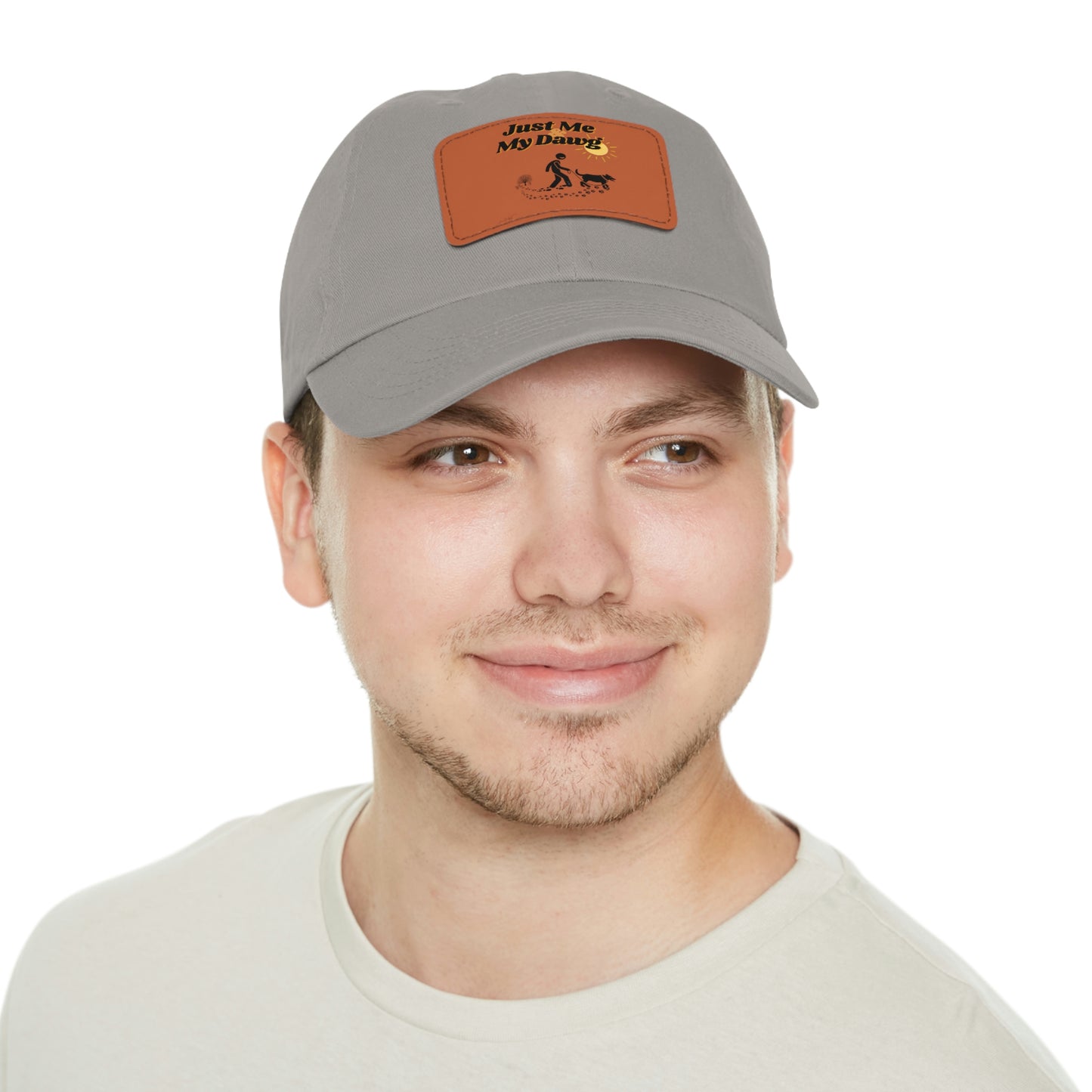 Leather Patch Hat (Just me and my Dawg)