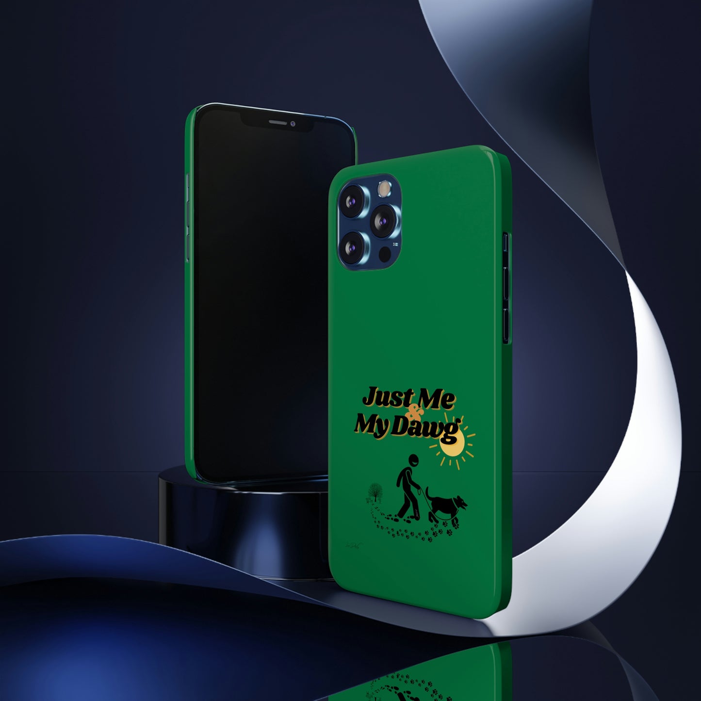 Slim (Just Me & My Dog) Phone Case