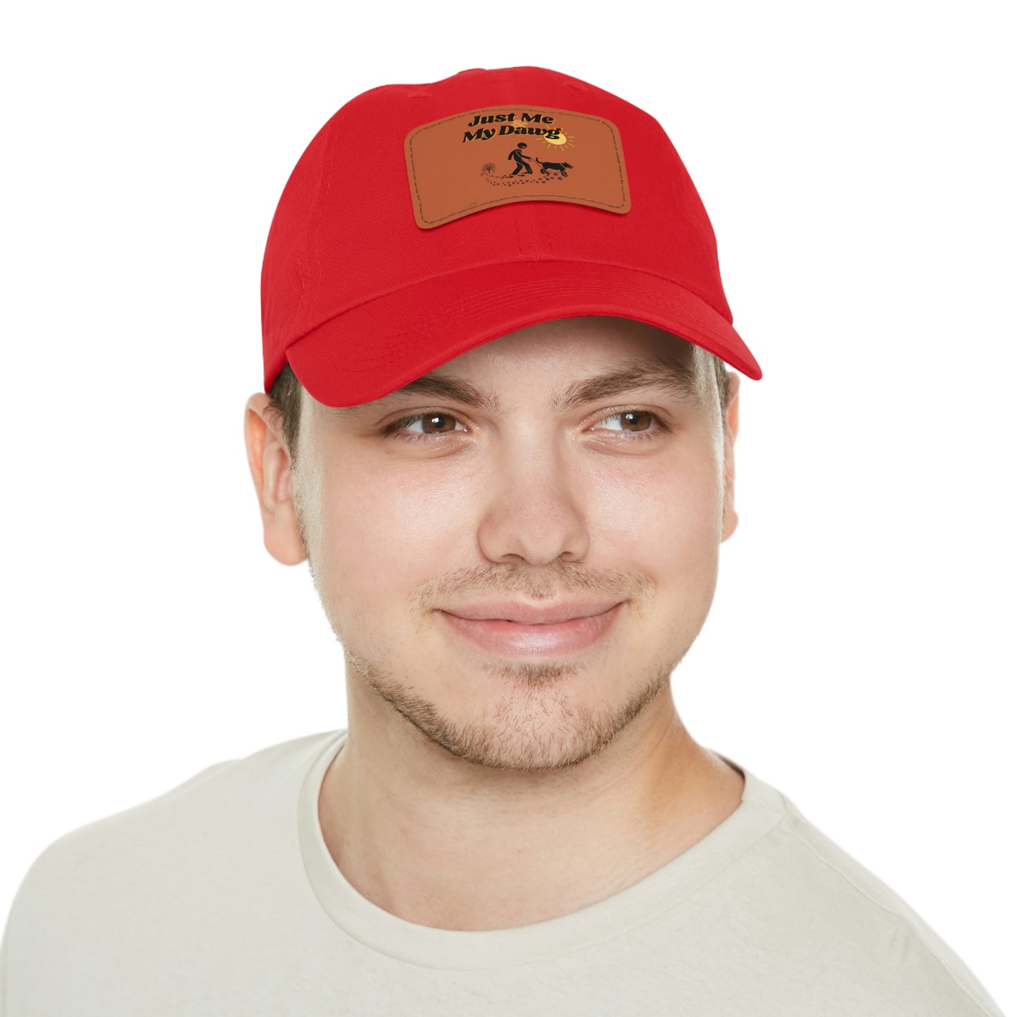 Leather Patch Hat (Just me and my Dawg)
