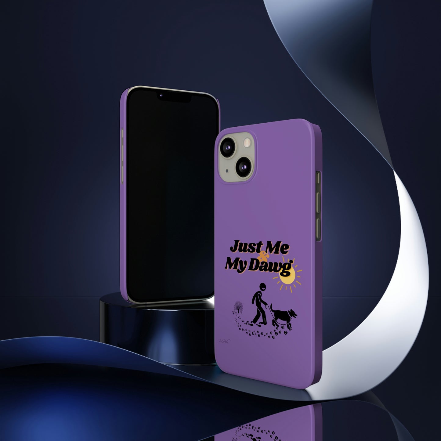 Slim (Just Me & My Dog) Phone Case