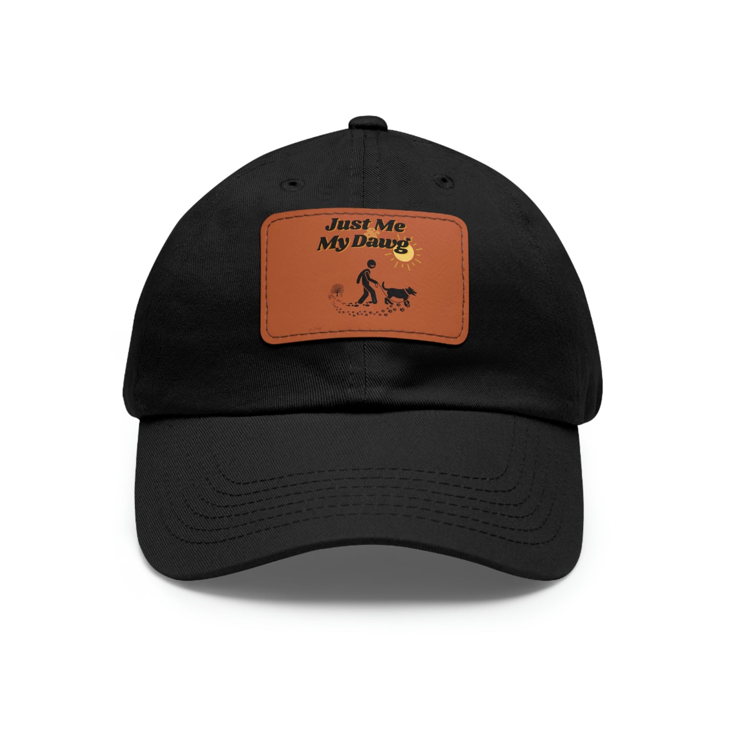 Leather Patch Hat (Just me and my Dawg)