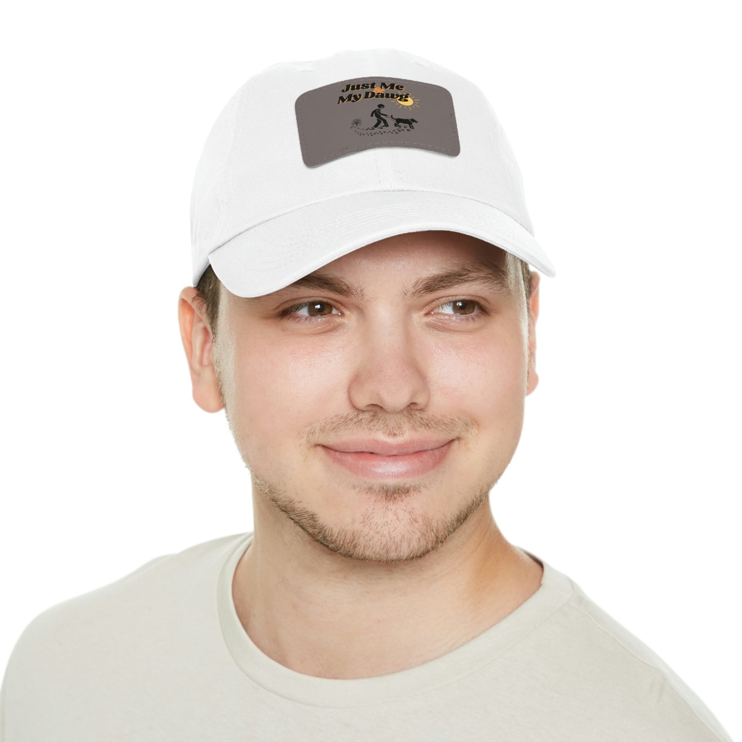 Leather Patch Hat (Just me and my Dawg)