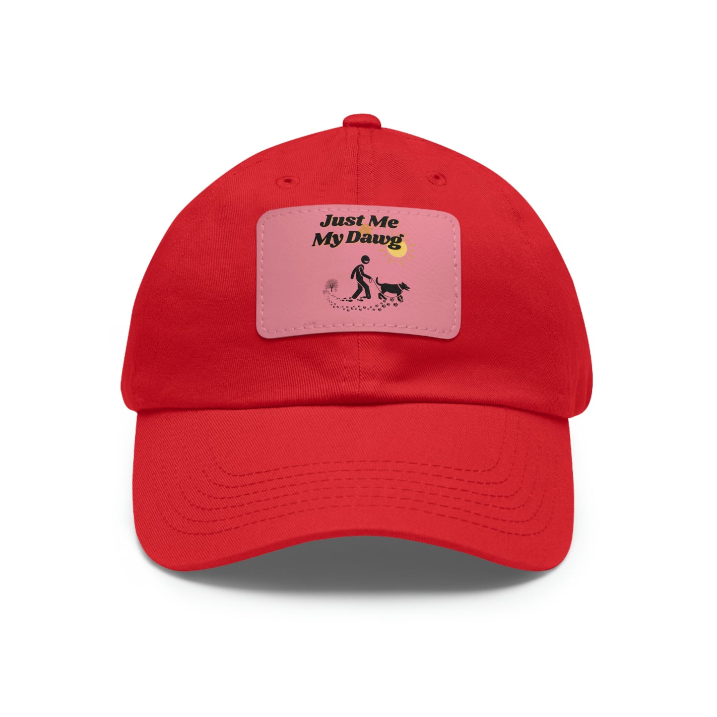 Leather Patch Hat (Just me and my Dawg)