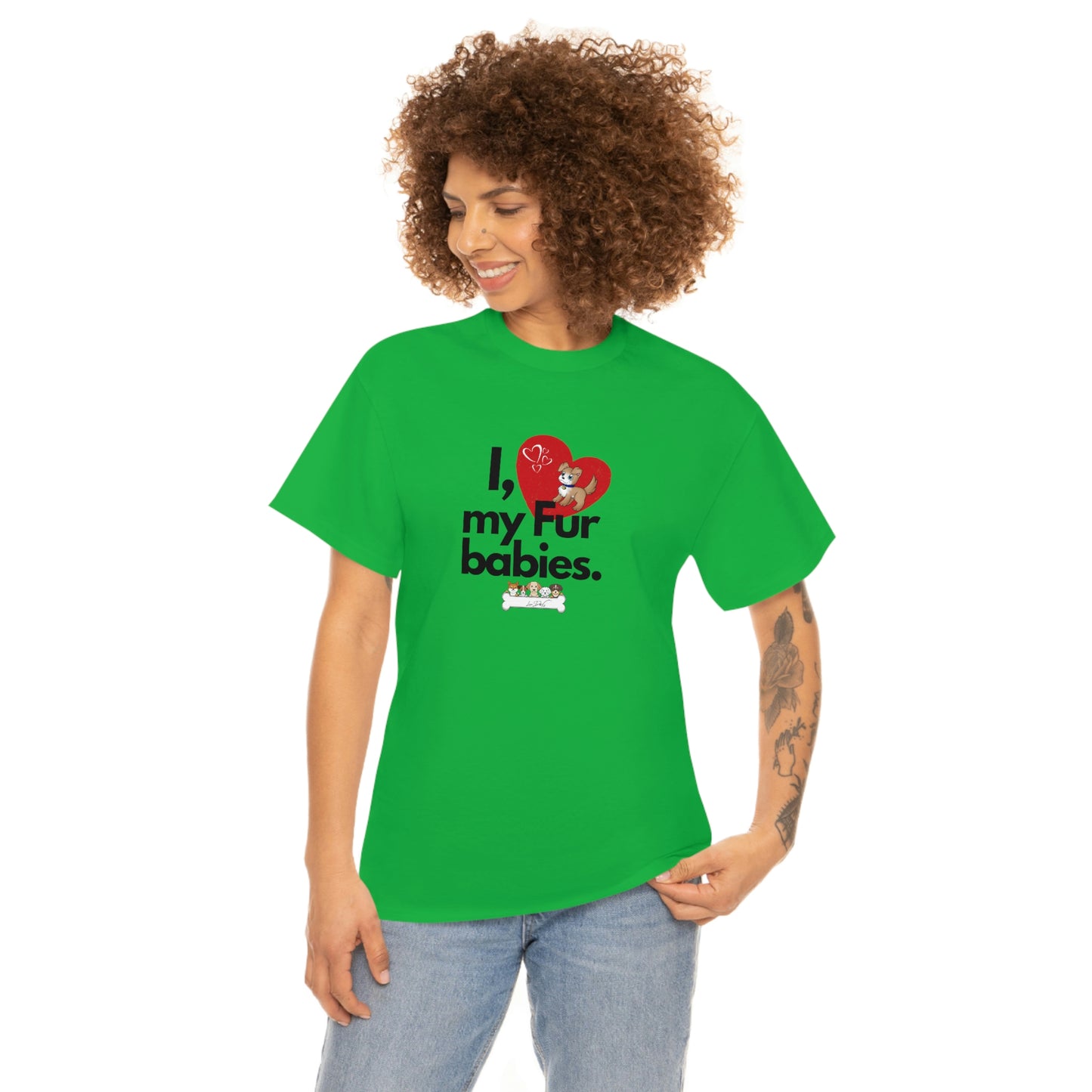 Women's (I Love My Fur Babies) Cotton Tee