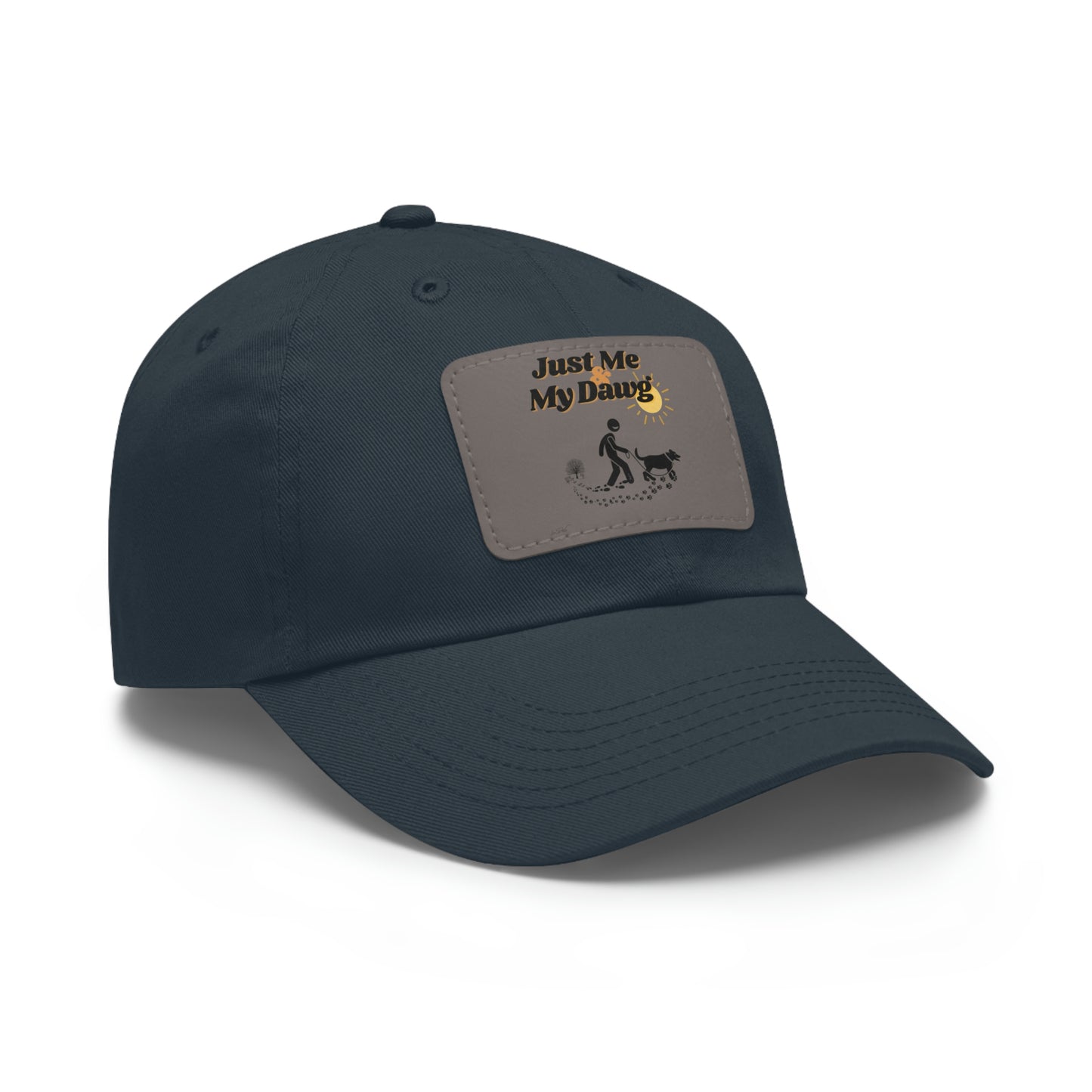 Leather Patch Hat (Just me and my Dawg)