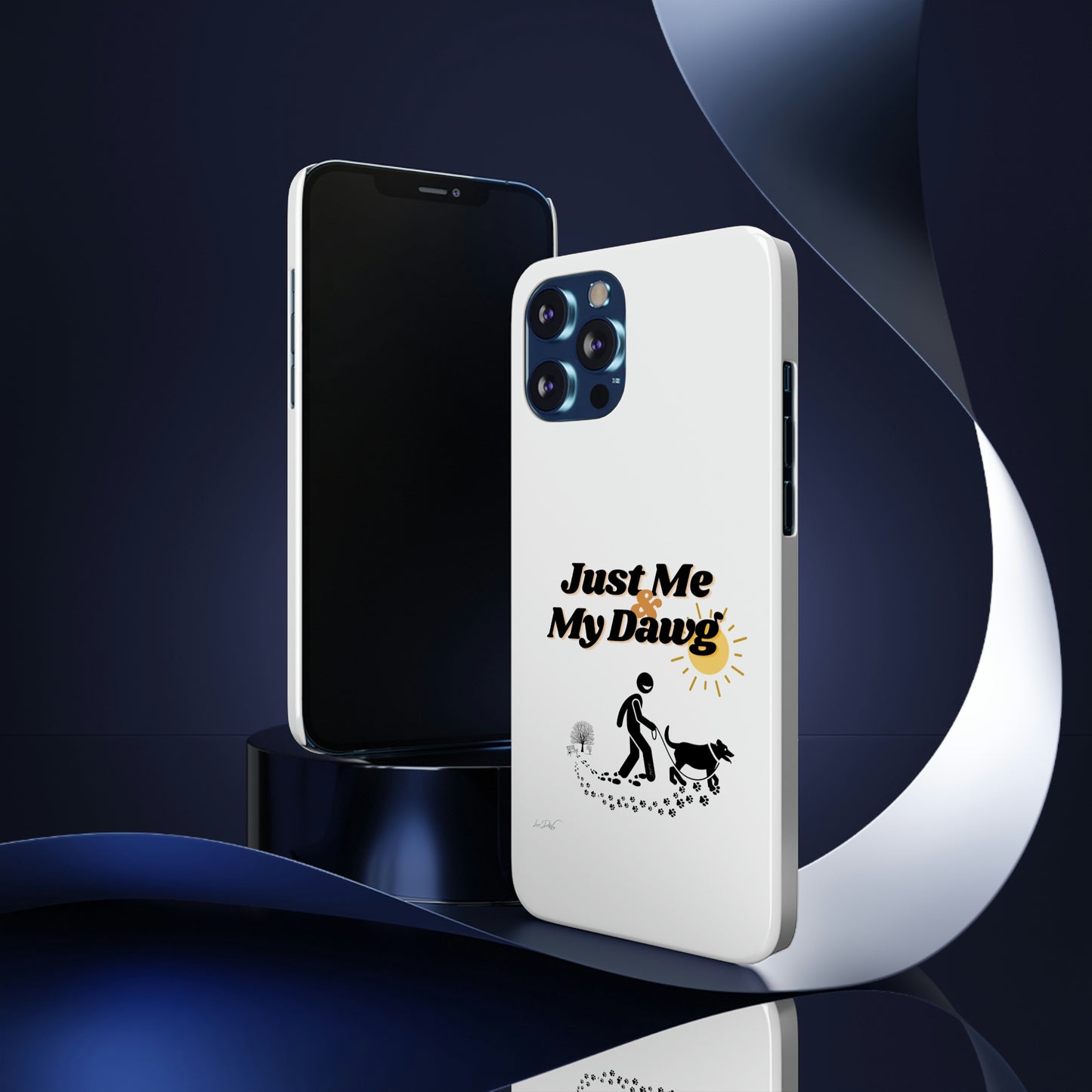 Slim (Just Me & My Dog) Phone Case