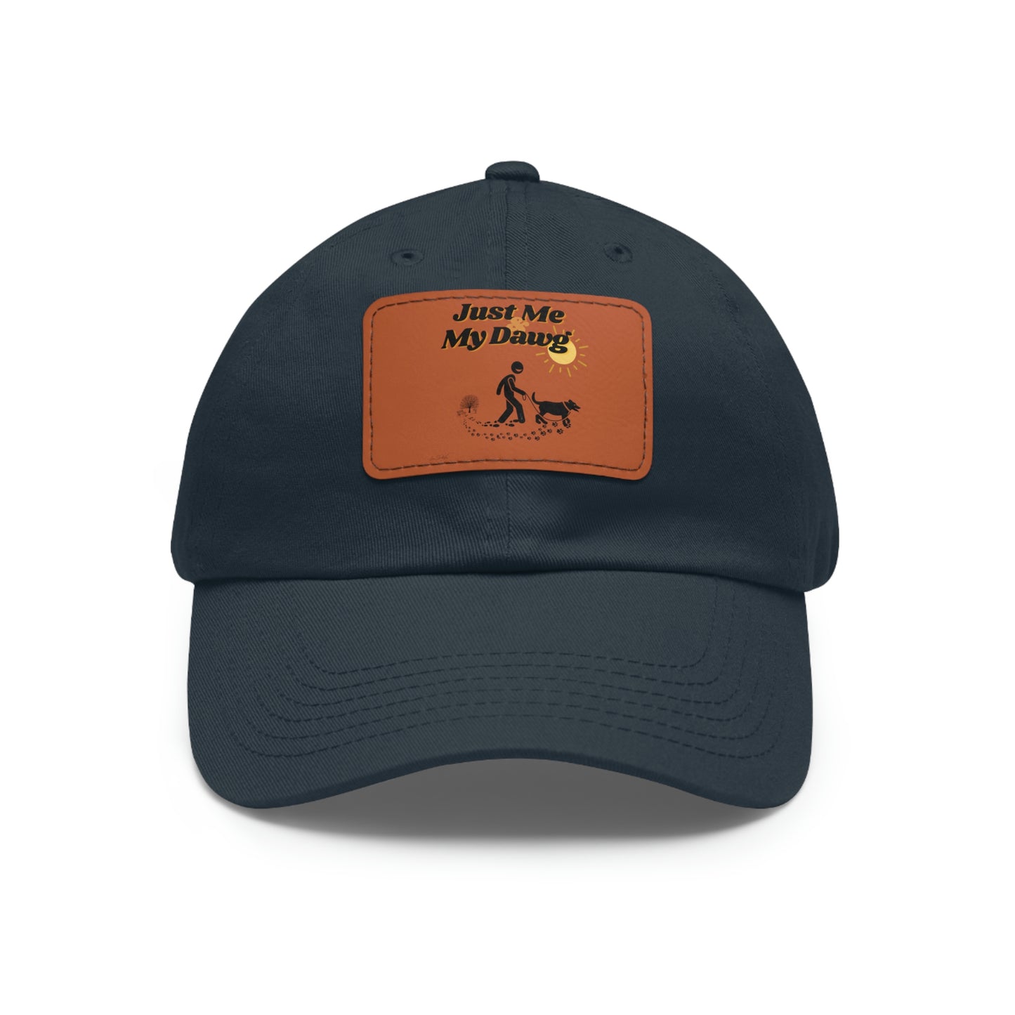 Leather Patch Hat (Just me and my Dawg)