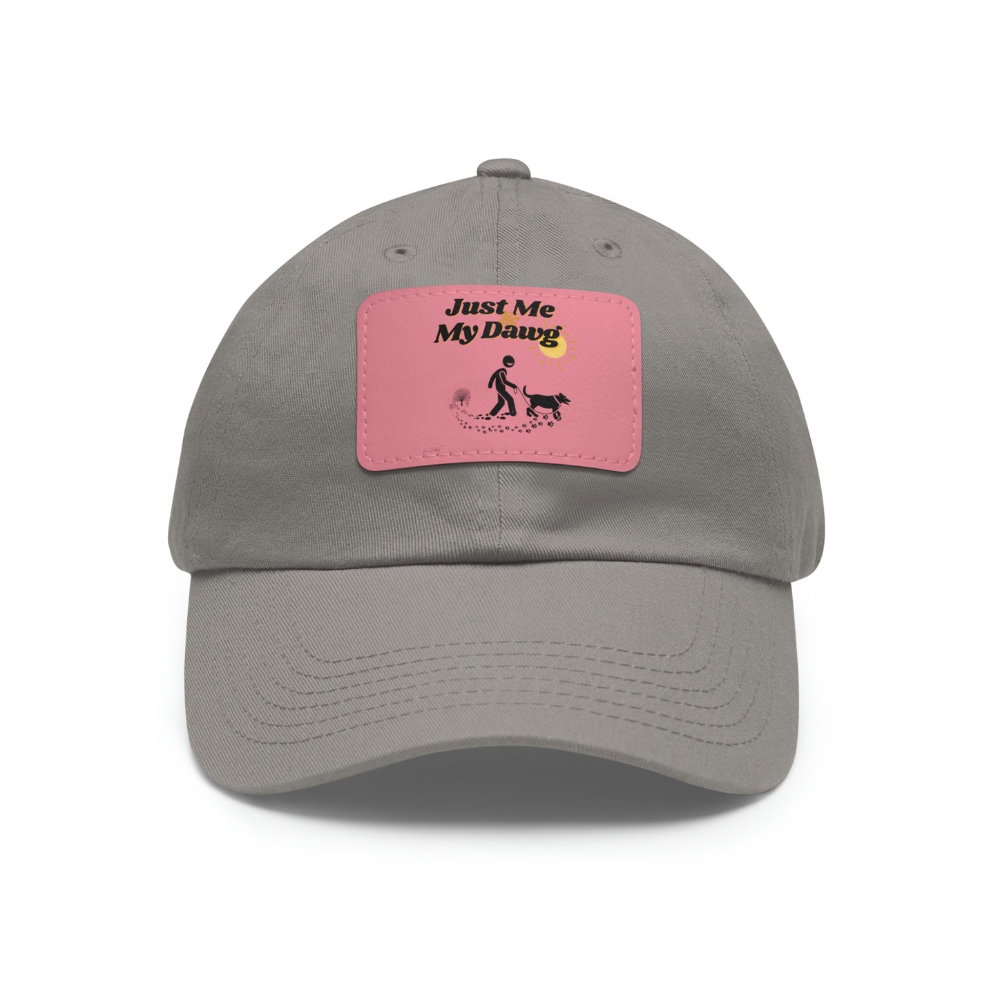 Leather Patch Hat (Just me and my Dawg)