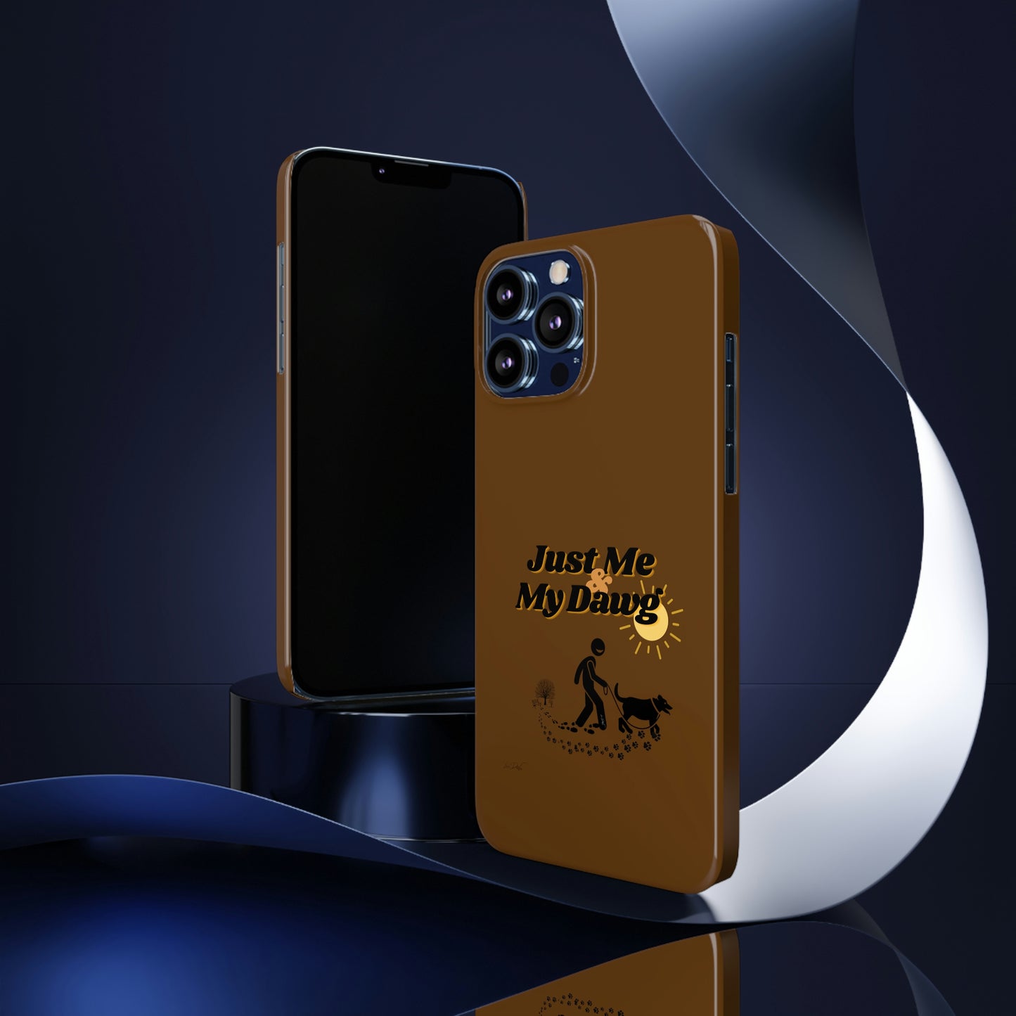 Slim (Just Me & My Dog) Phone Case