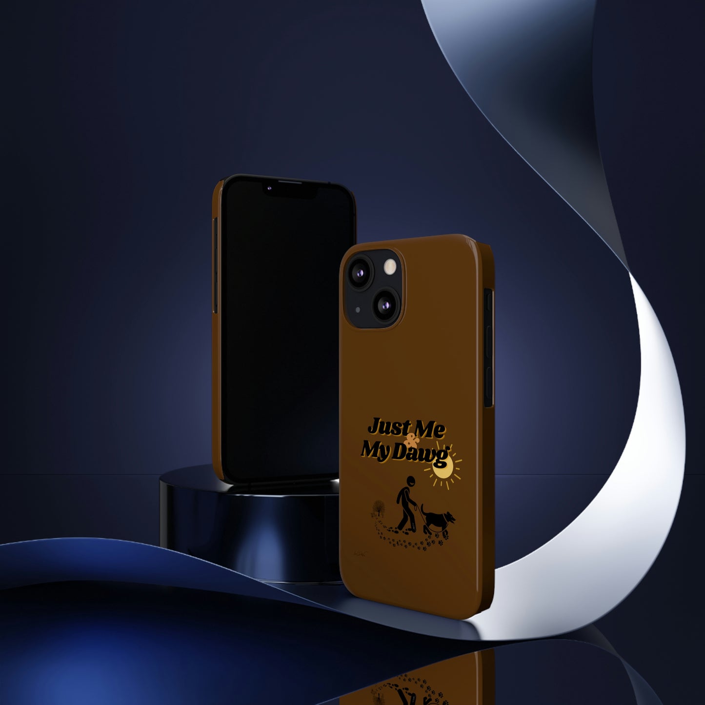 Slim (Just Me & My Dog) Phone Case