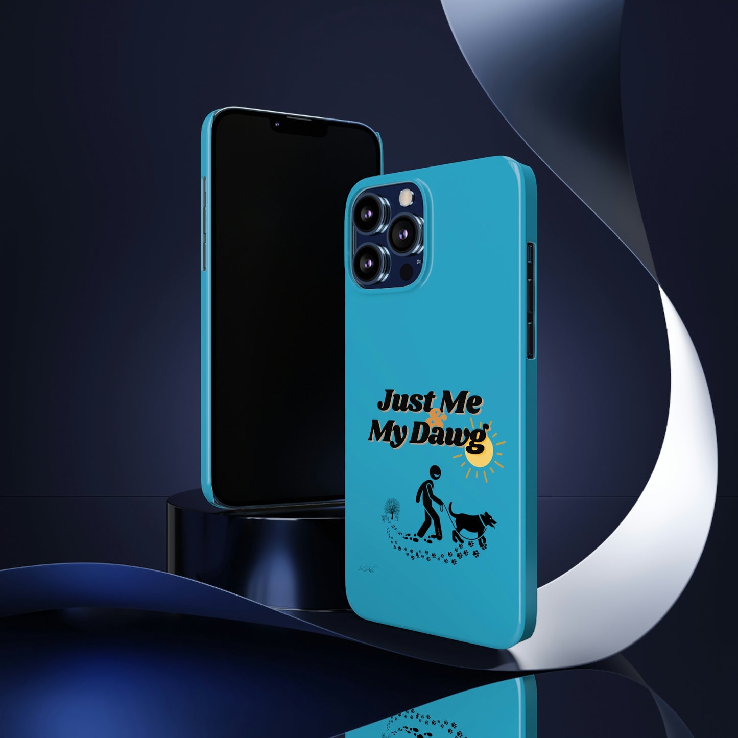Slim (Just Me & My Dog) Phone Case