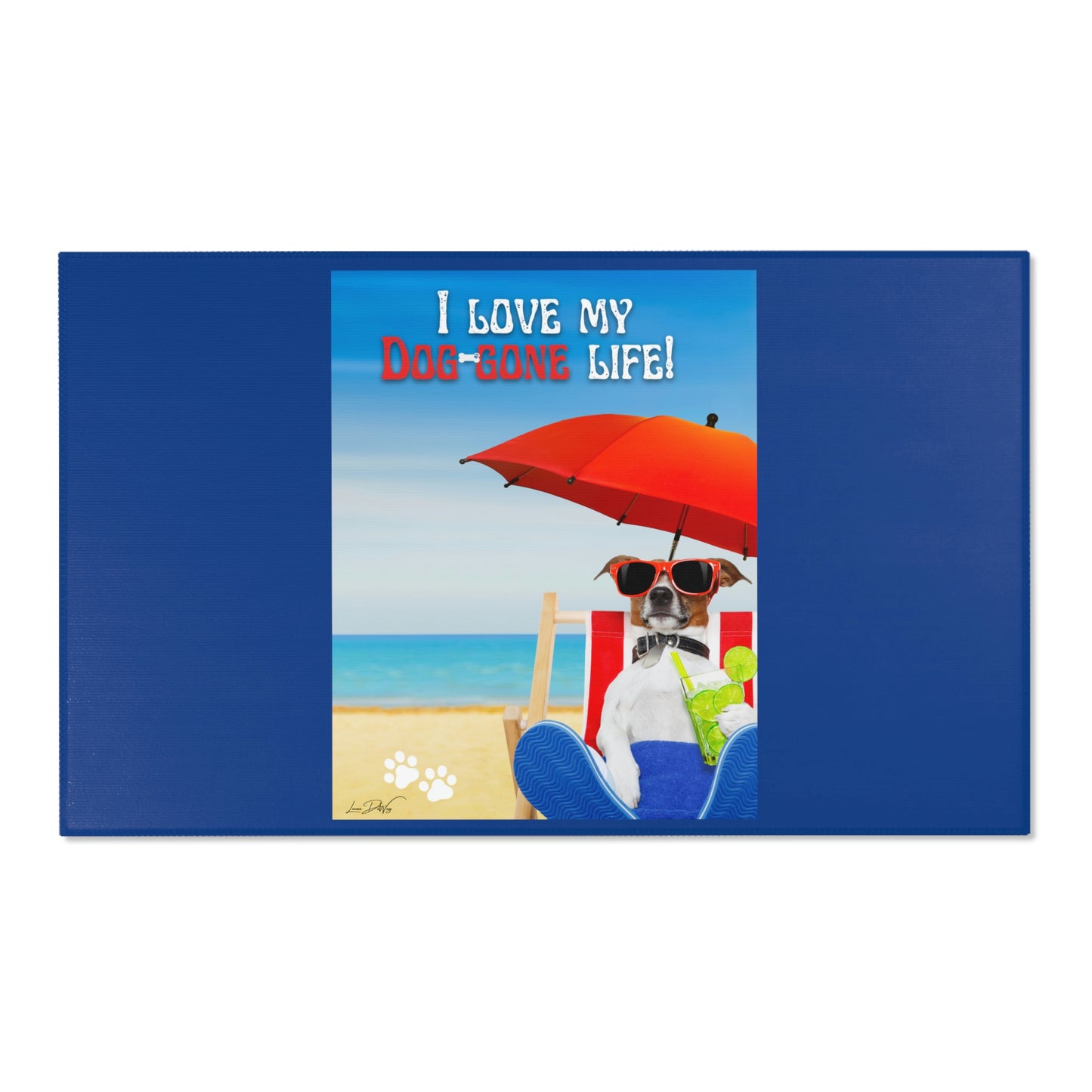Area Rug (I Love my Dog-Gone Life)