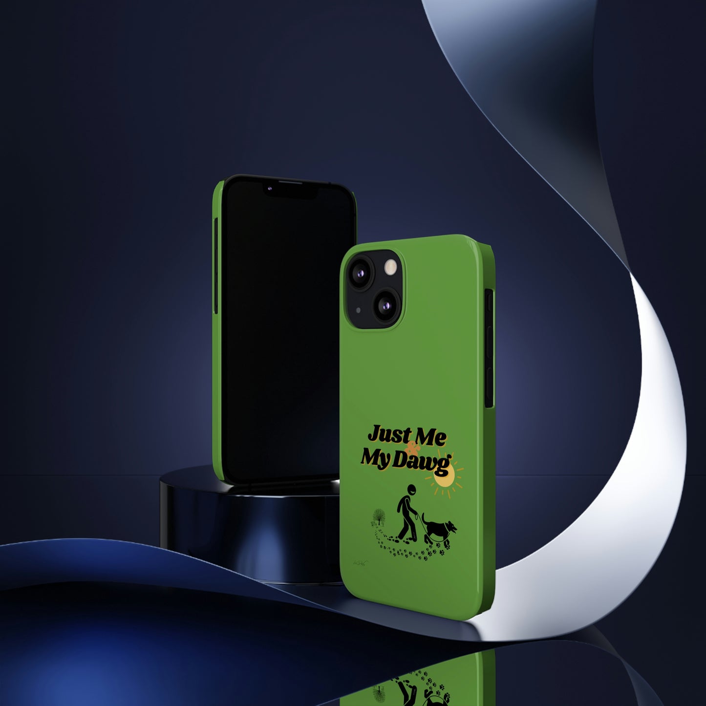 Slim (Just Me & My Dog) Phone Case