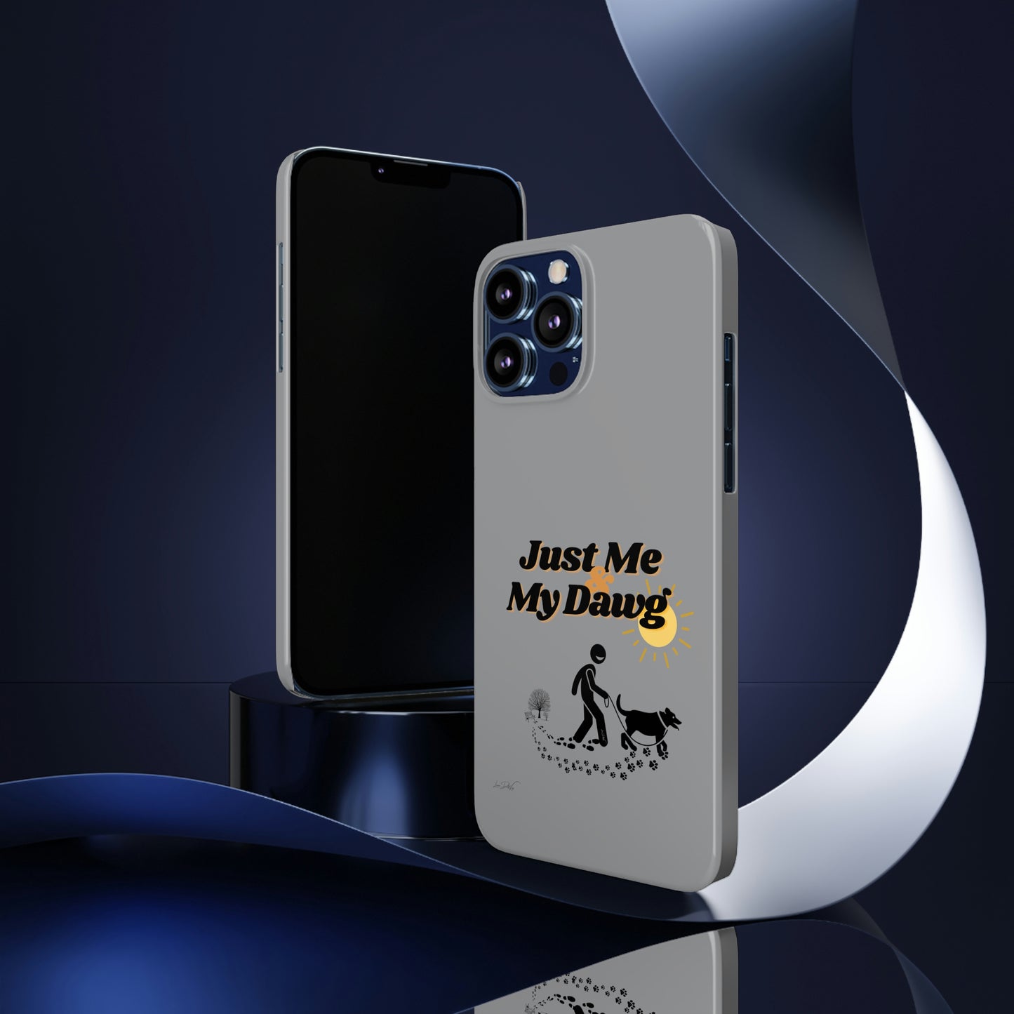 Slim (Just Me & My Dog) Phone Case