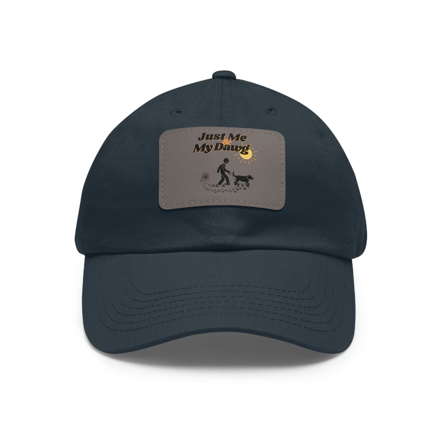 Leather Patch Hat (Just me and my Dawg)