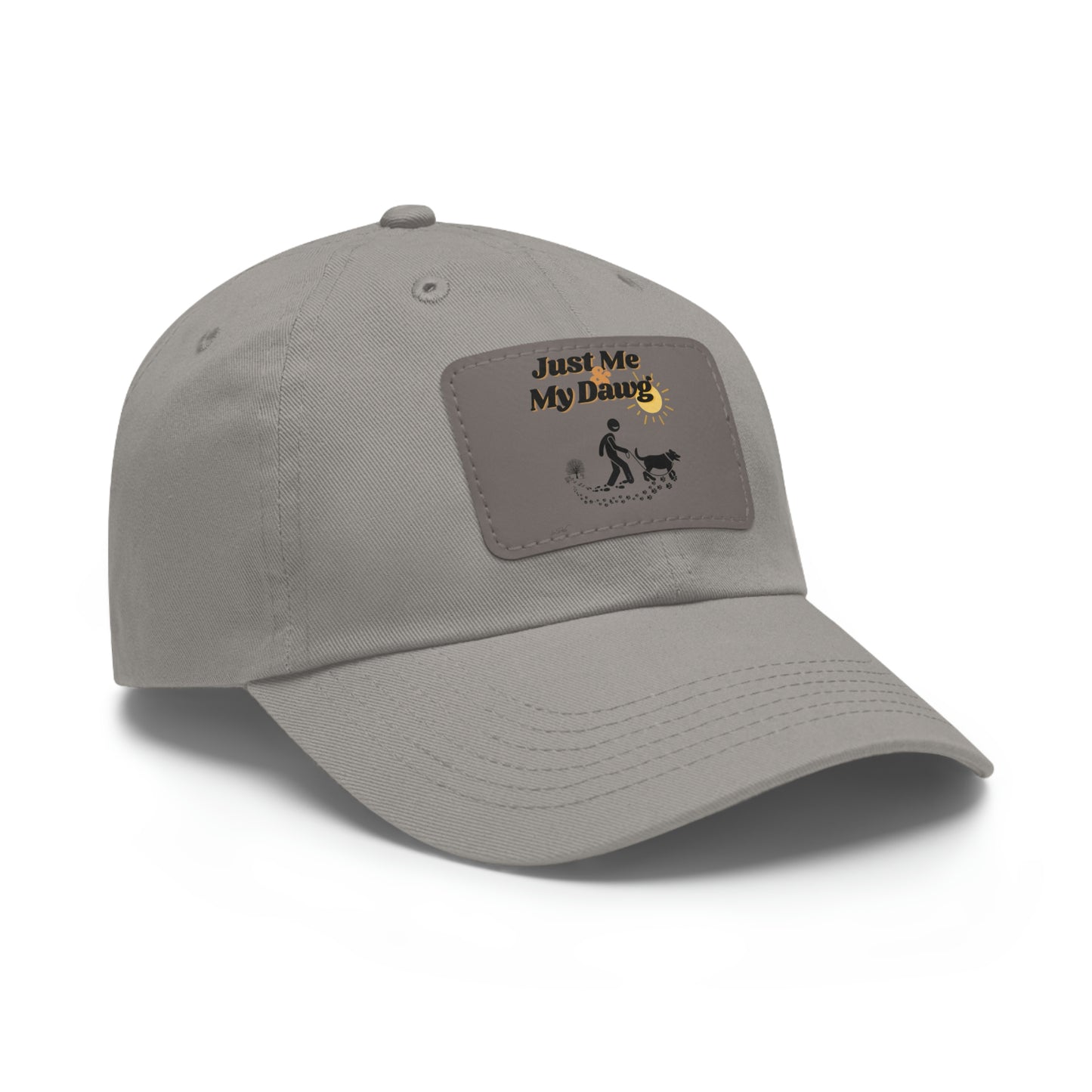Leather Patch Hat (Just me and my Dawg)