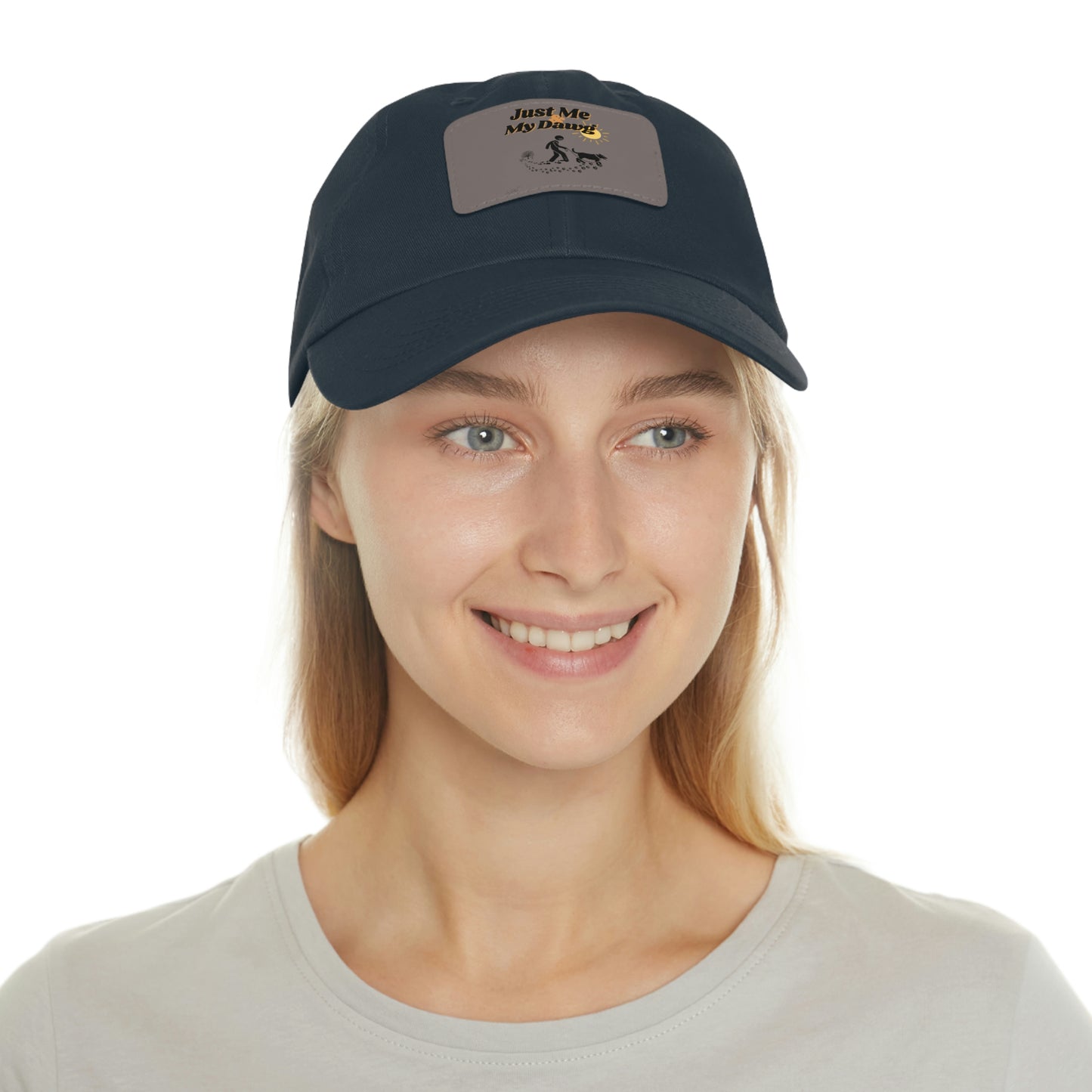 Leather Patch Hat (Just me and my Dawg)