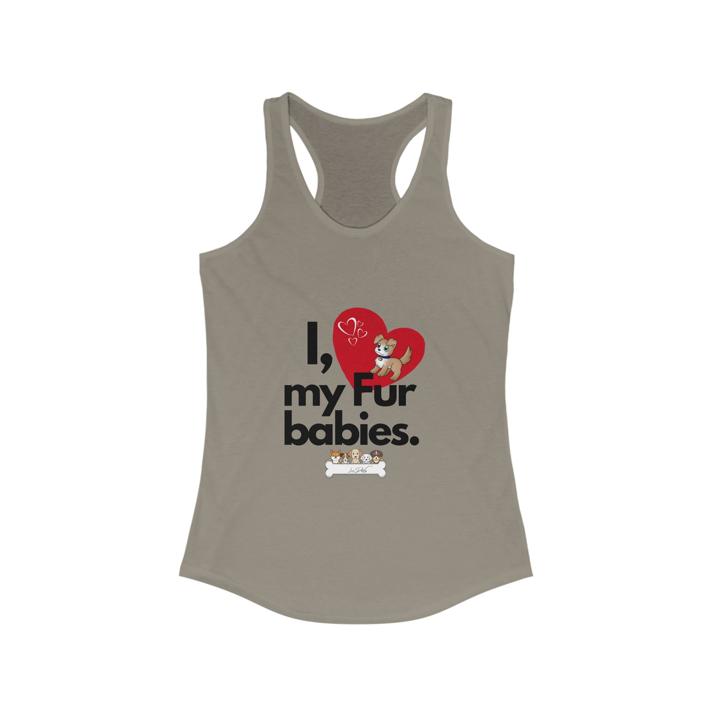 Women's (I Love My Fur Babies) Racerback Tank