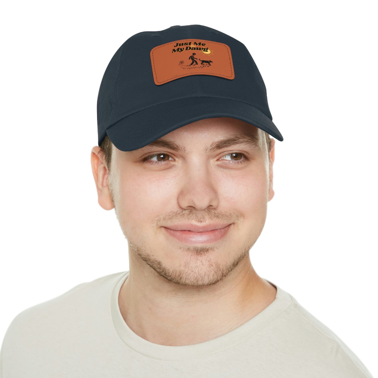 Leather Patch Hat (Just me and my Dawg)