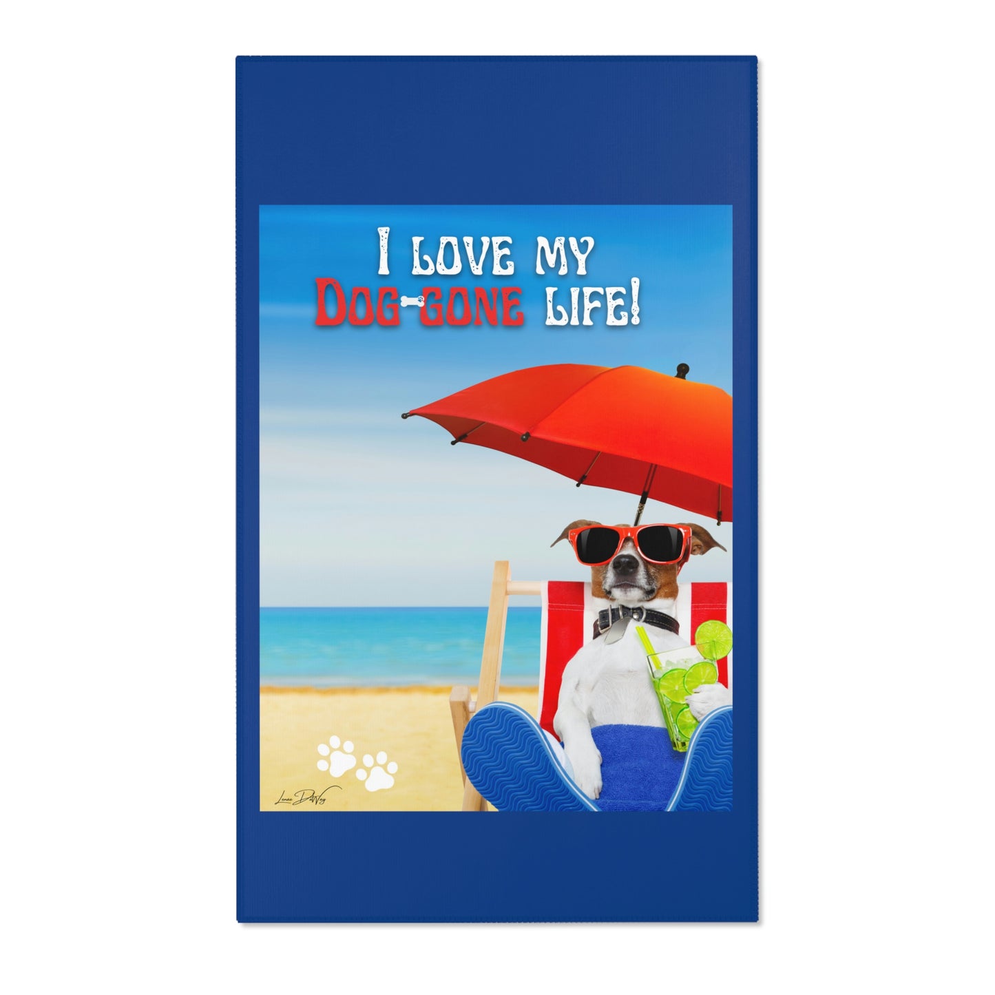 Area Rug (I Love my Dog-Gone Life)