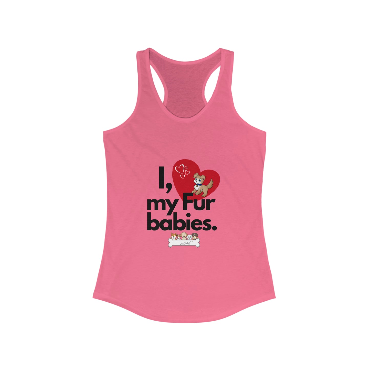 Women's (I Love My Fur Babies) Racerback Tank