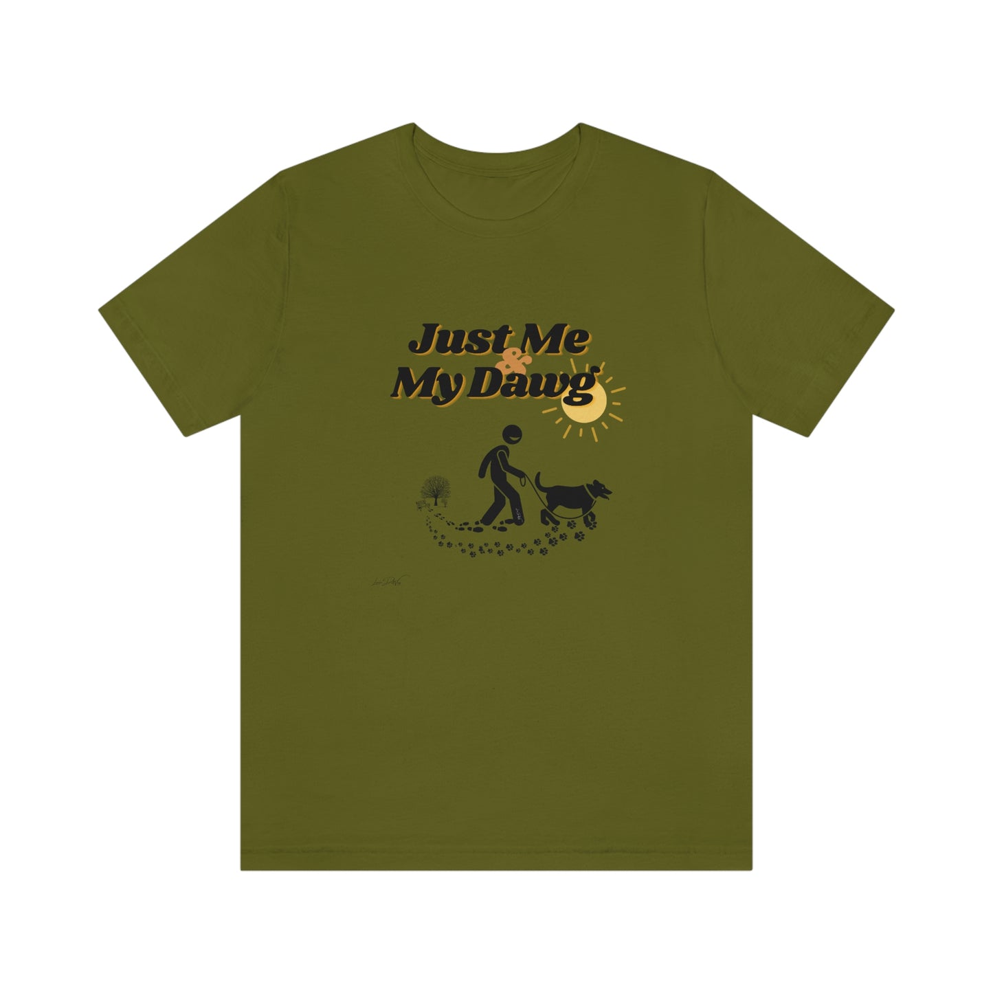 Women's (Just me & my Dog) Short Sleeve Tee