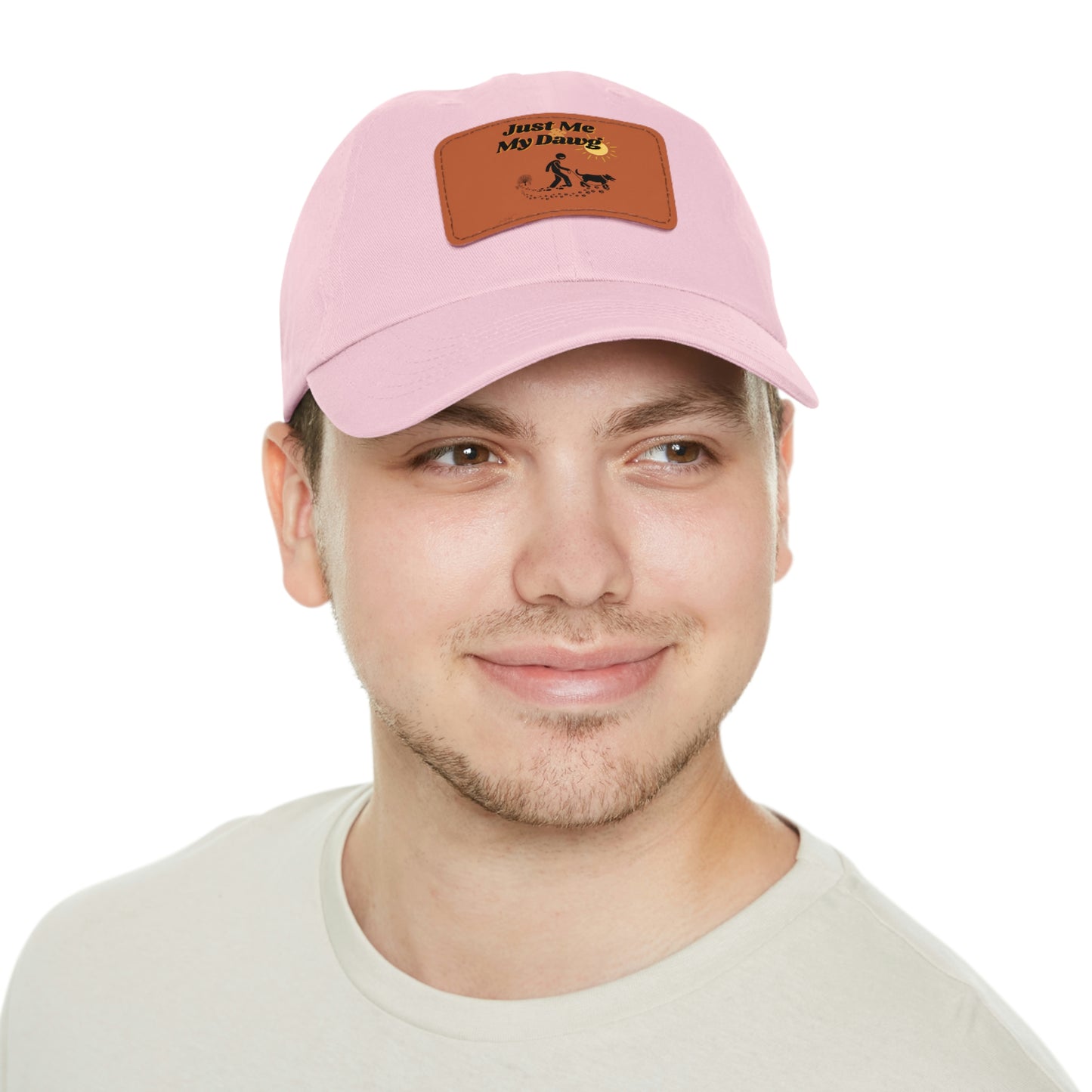 Leather Patch Hat (Just me and my Dawg)