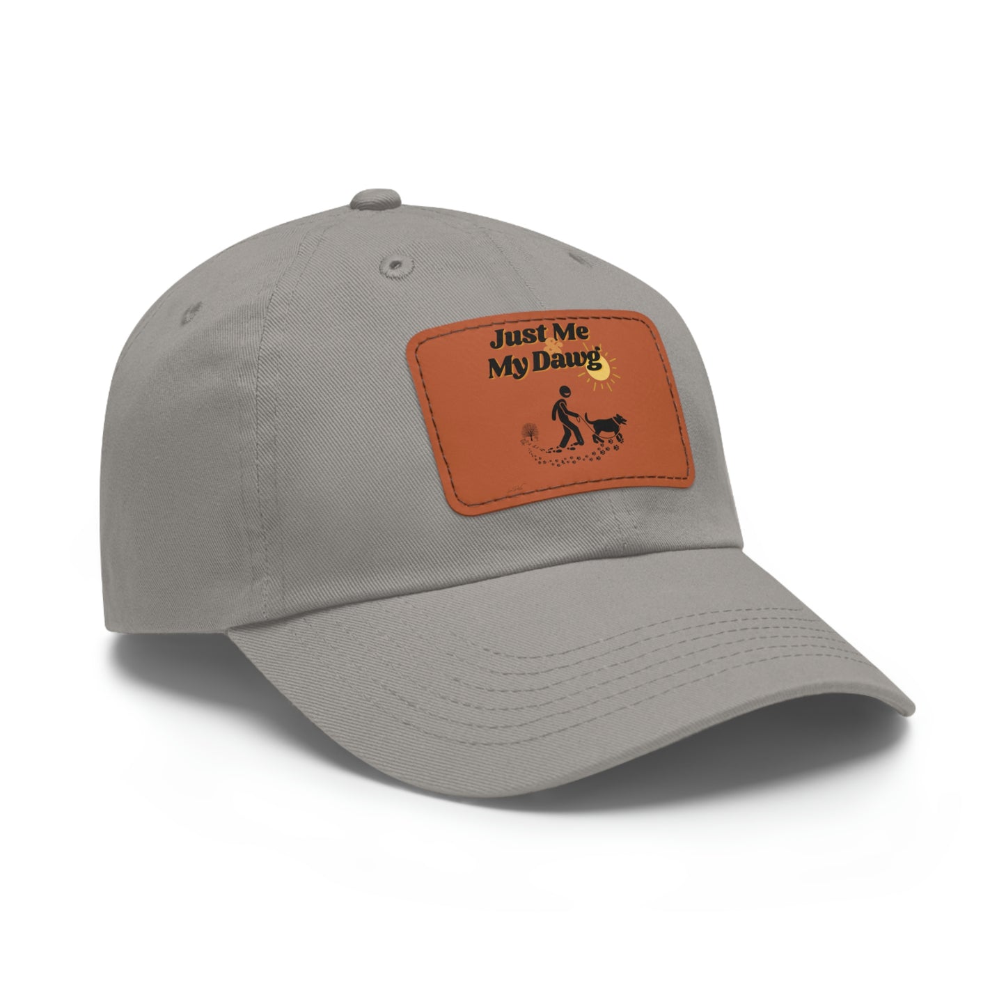 Leather Patch Hat (Just me and my Dawg)