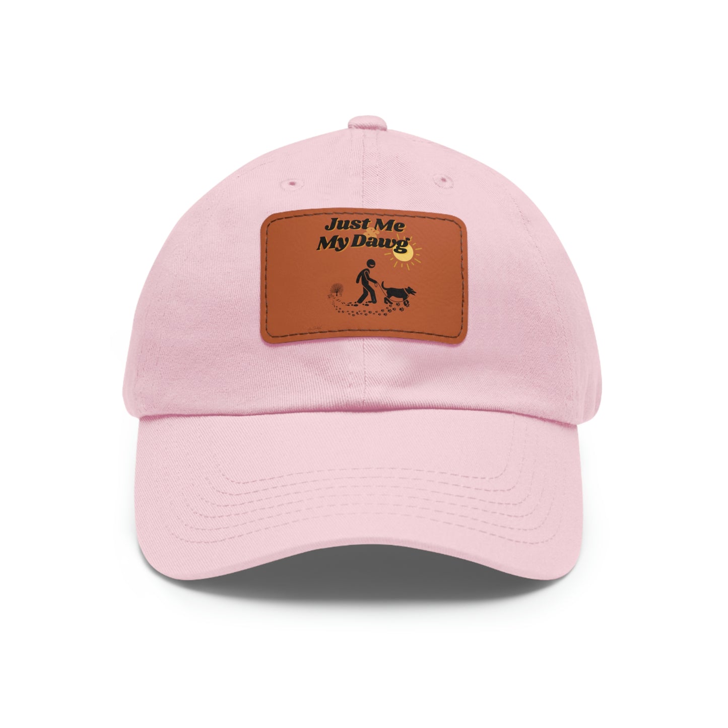 Leather Patch Hat (Just me and my Dawg)