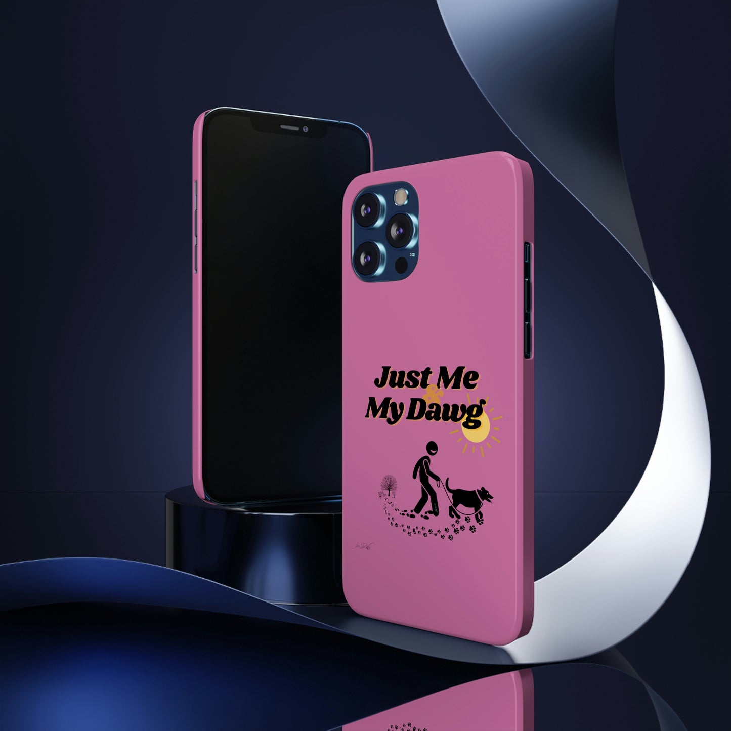 Slim (Just Me & My Dog) Phone Case
